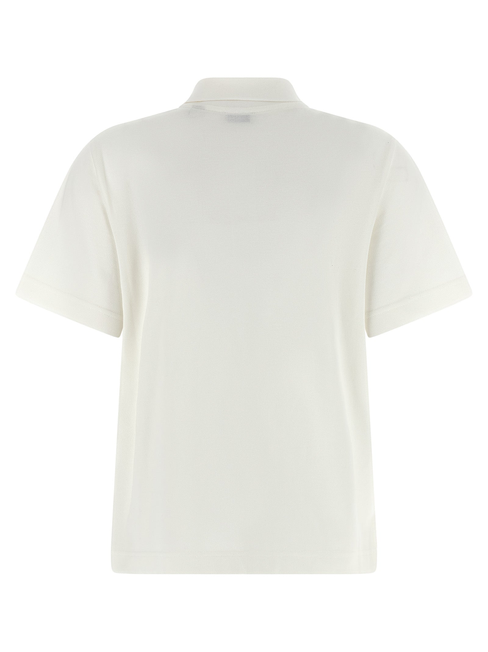 White Cotton Polo Shirt