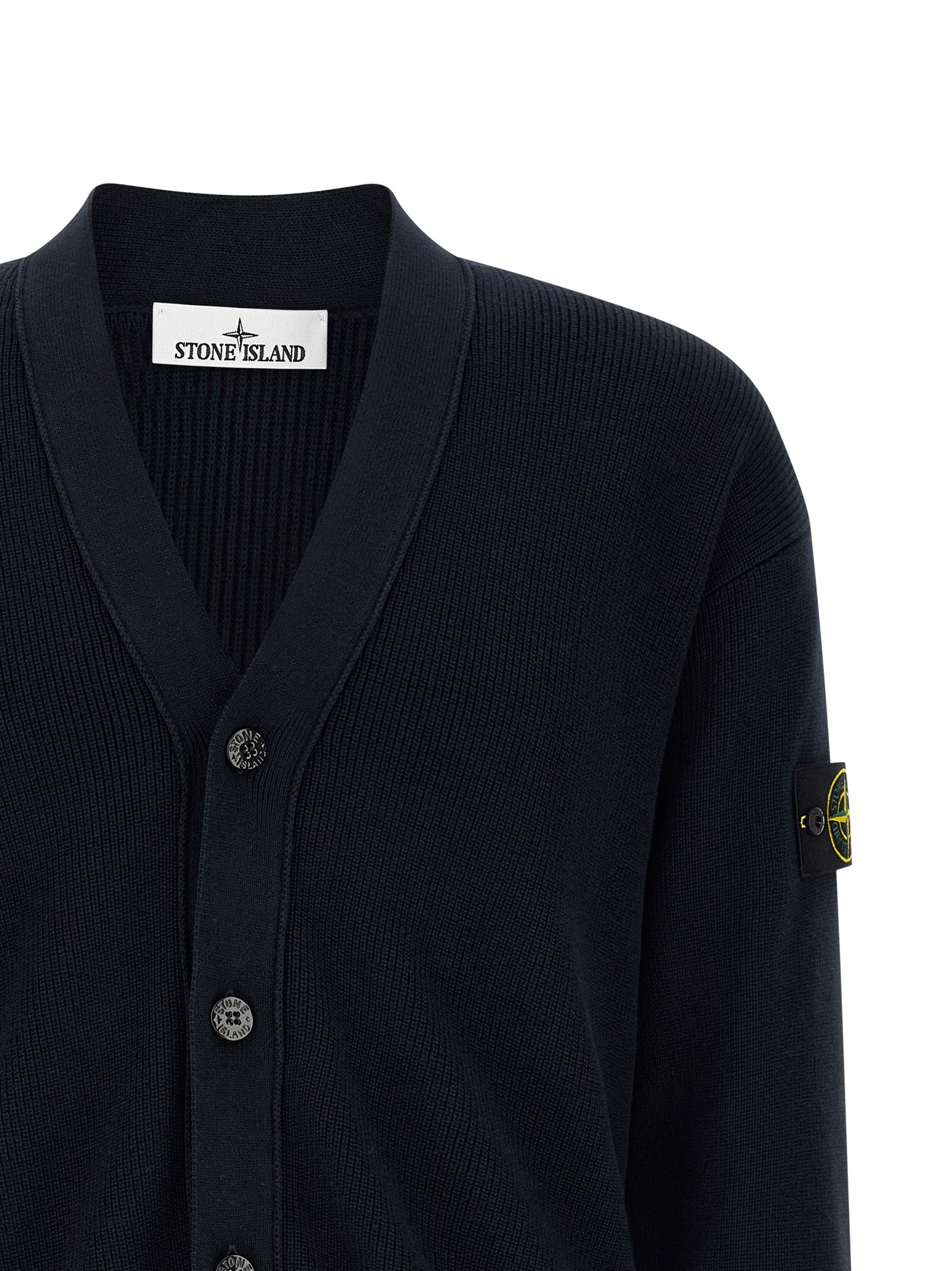 Blue Cotton Cardigan