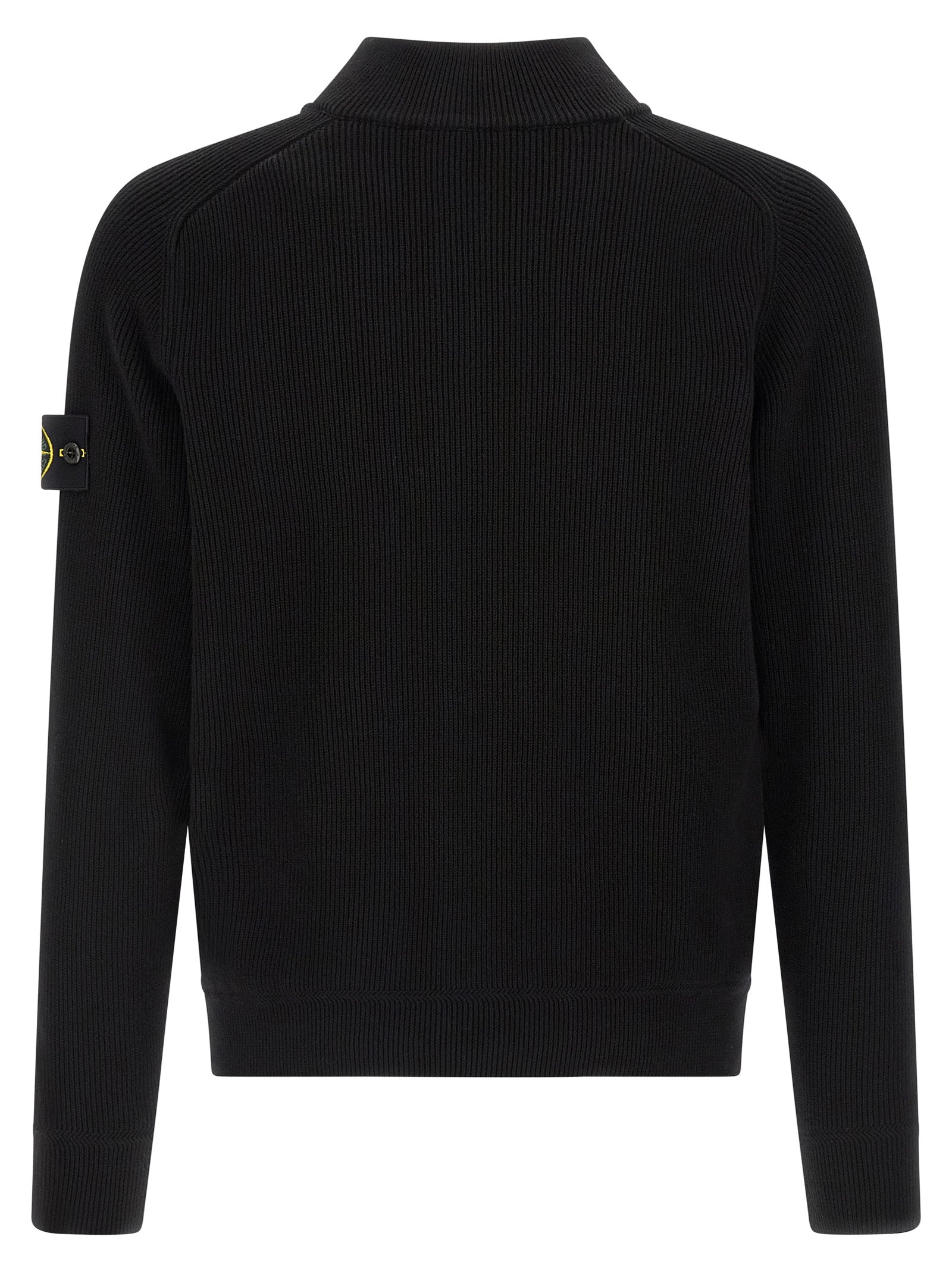 Black Cotton Cardigan