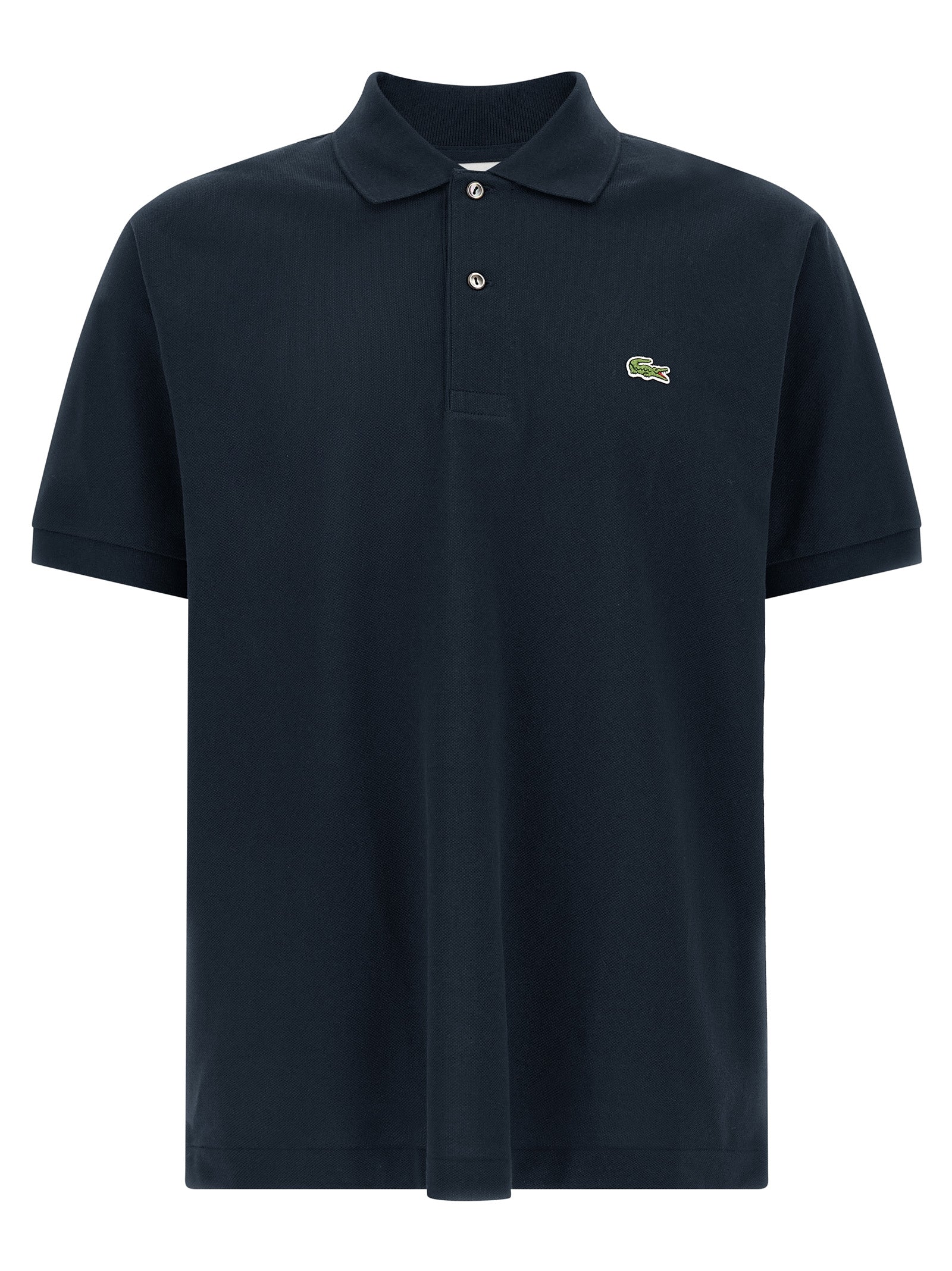 Blue Cotton Polo Shirt