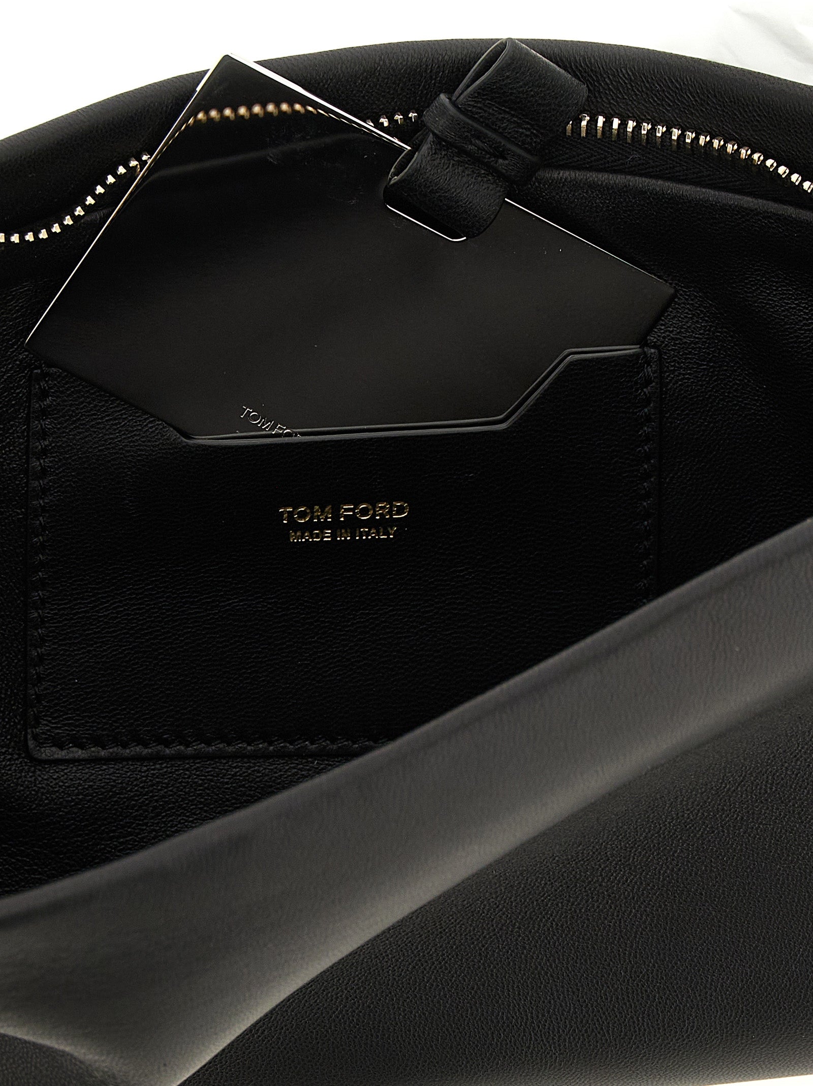 Black Lambskin Clutch Bag