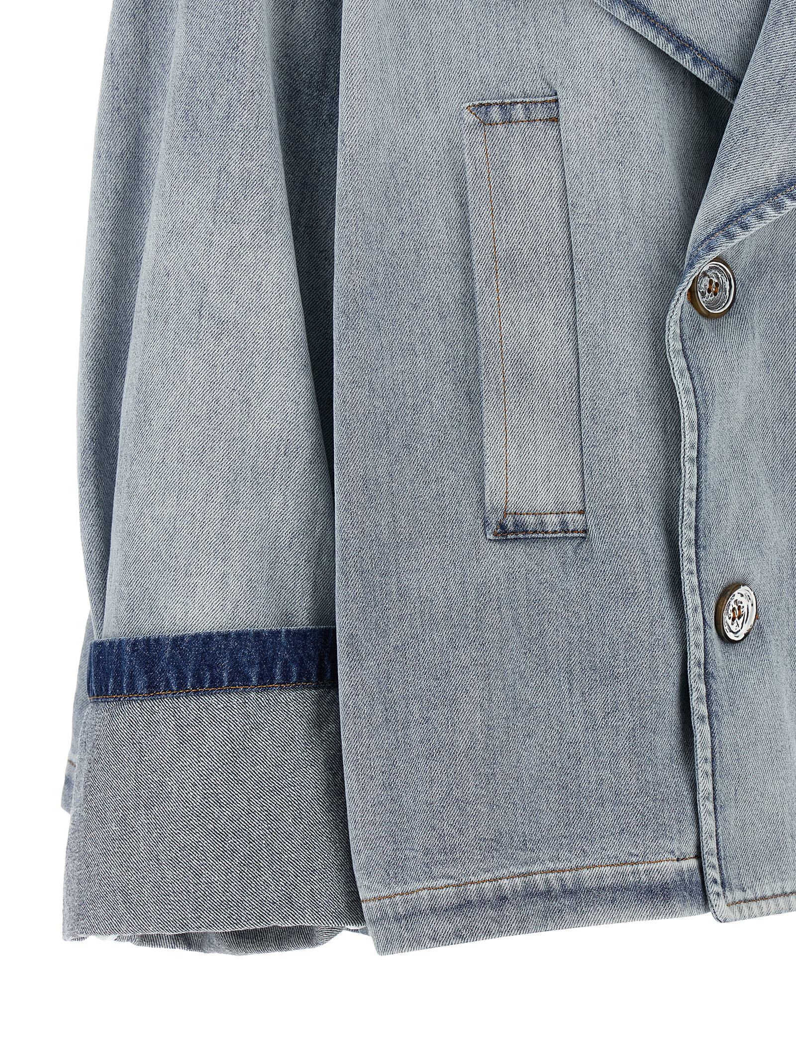 MM6 Maison Margiela Blå Denimjakke i Bomull