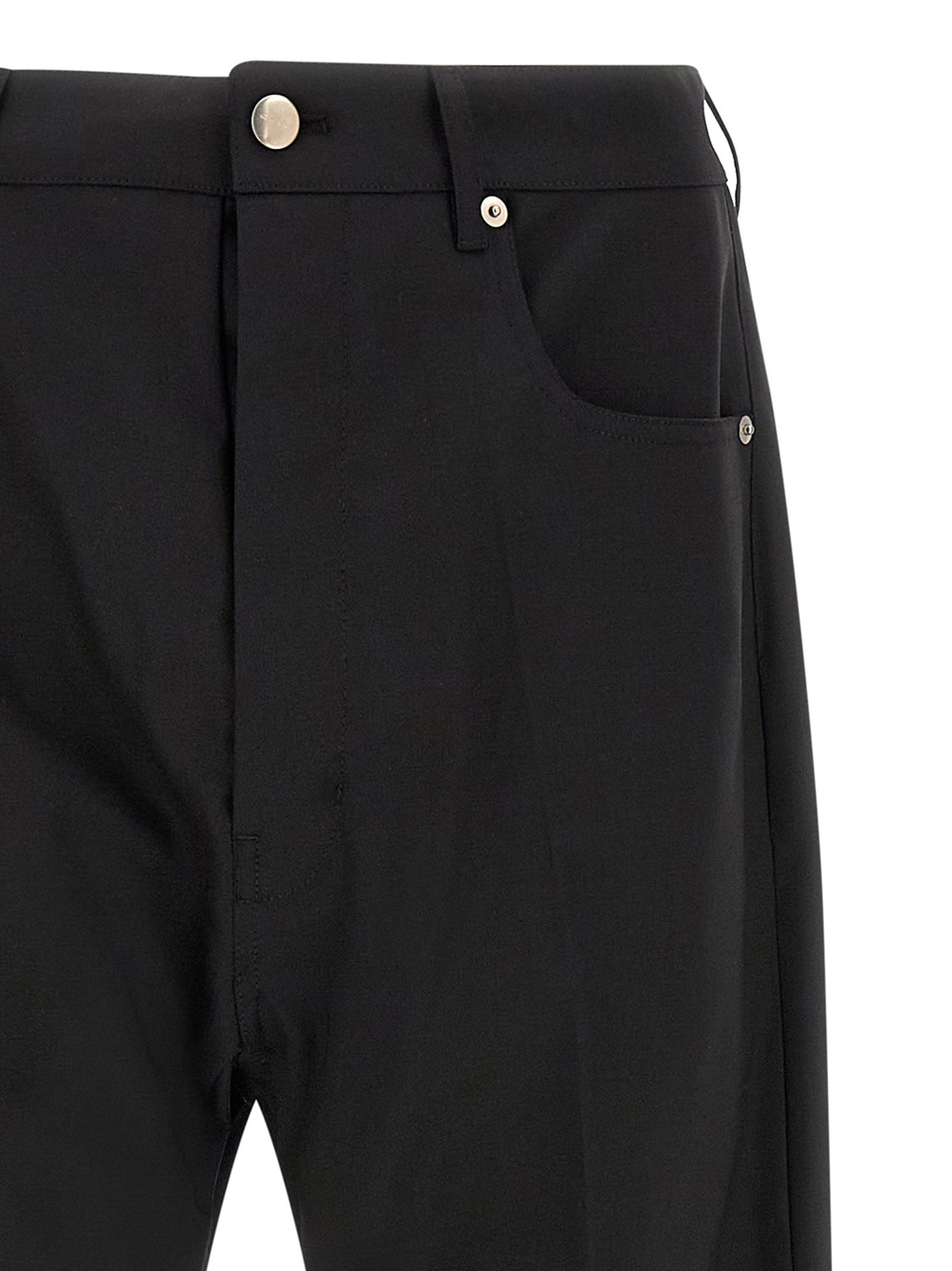 Black Wool Jeans Denim