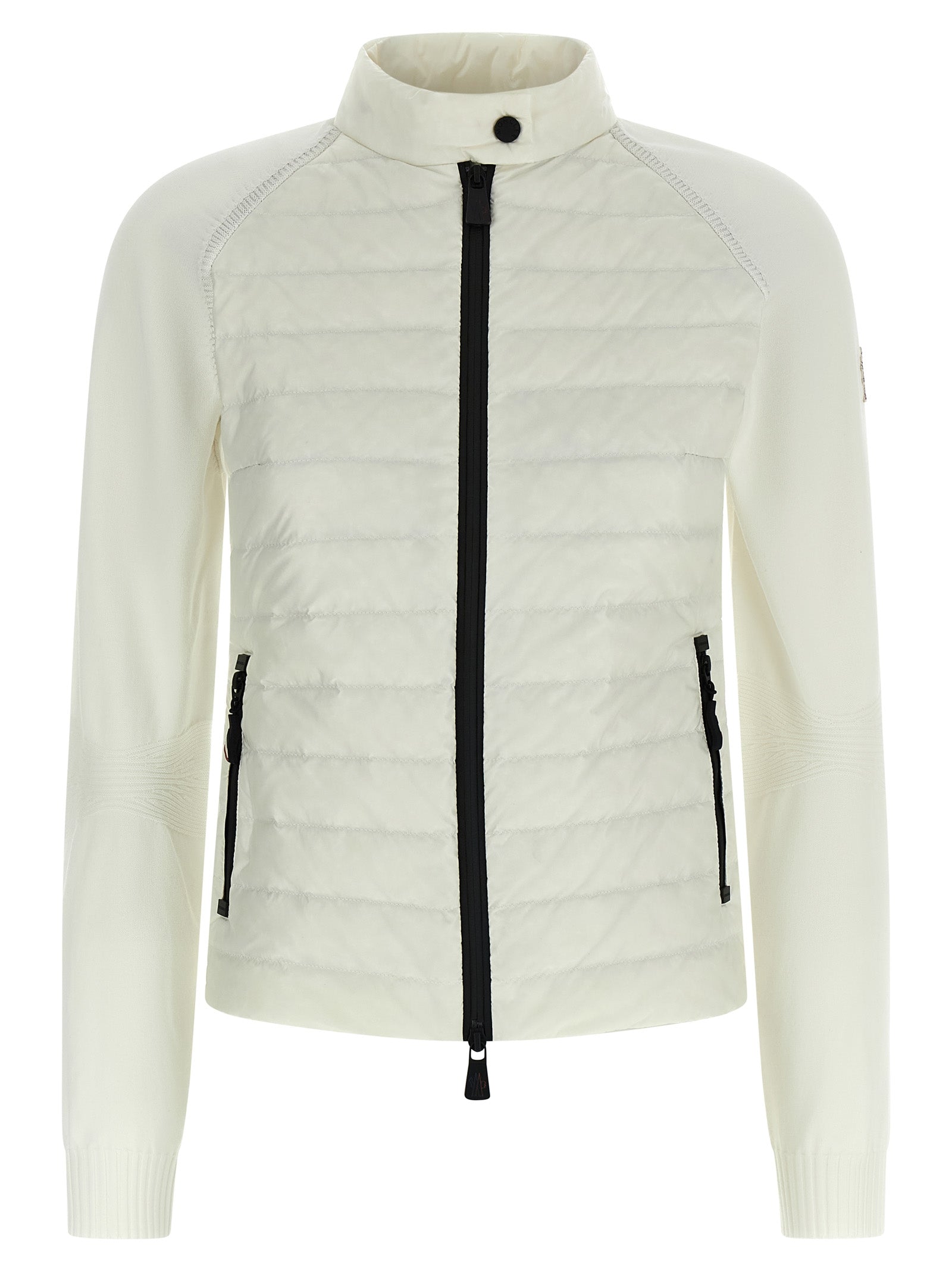 Moncler Grenoble hvit cardigan i polyamid