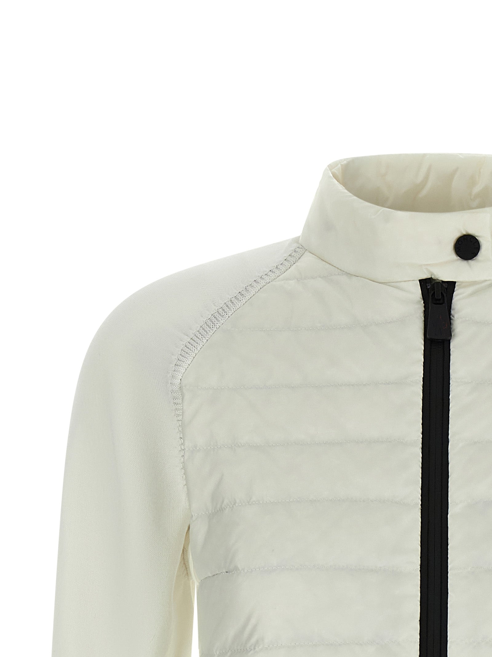 Moncler Grenoble hvit cardigan i polyamid