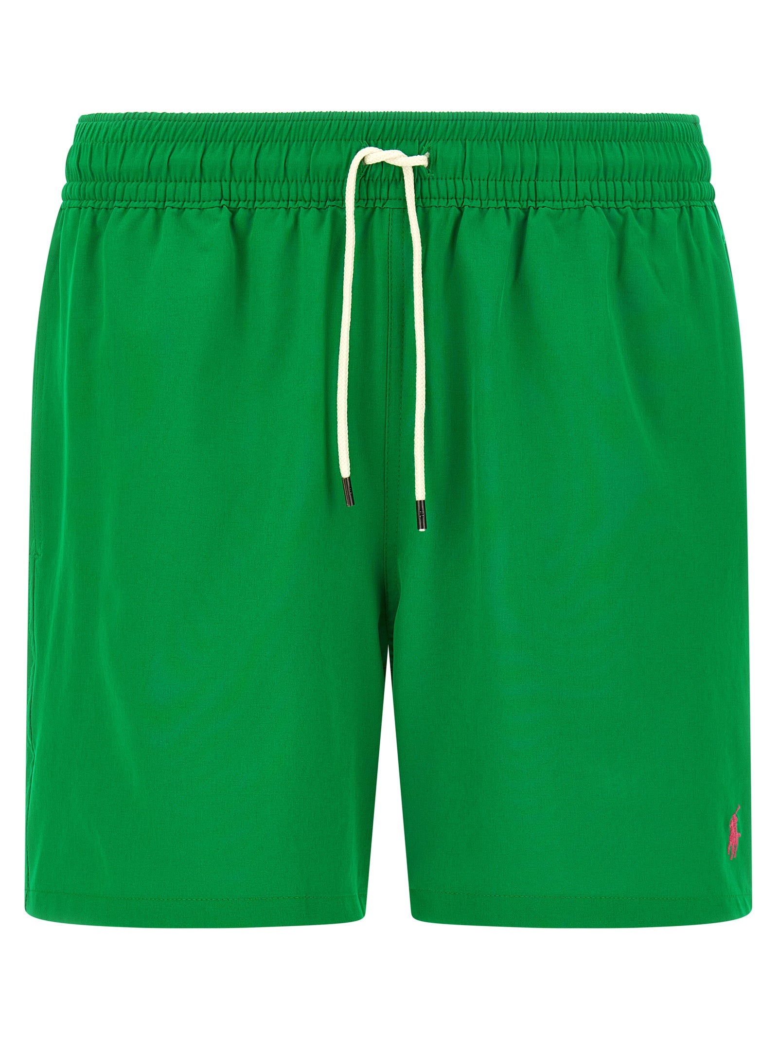 Bicolor Polyester Swim Shorts