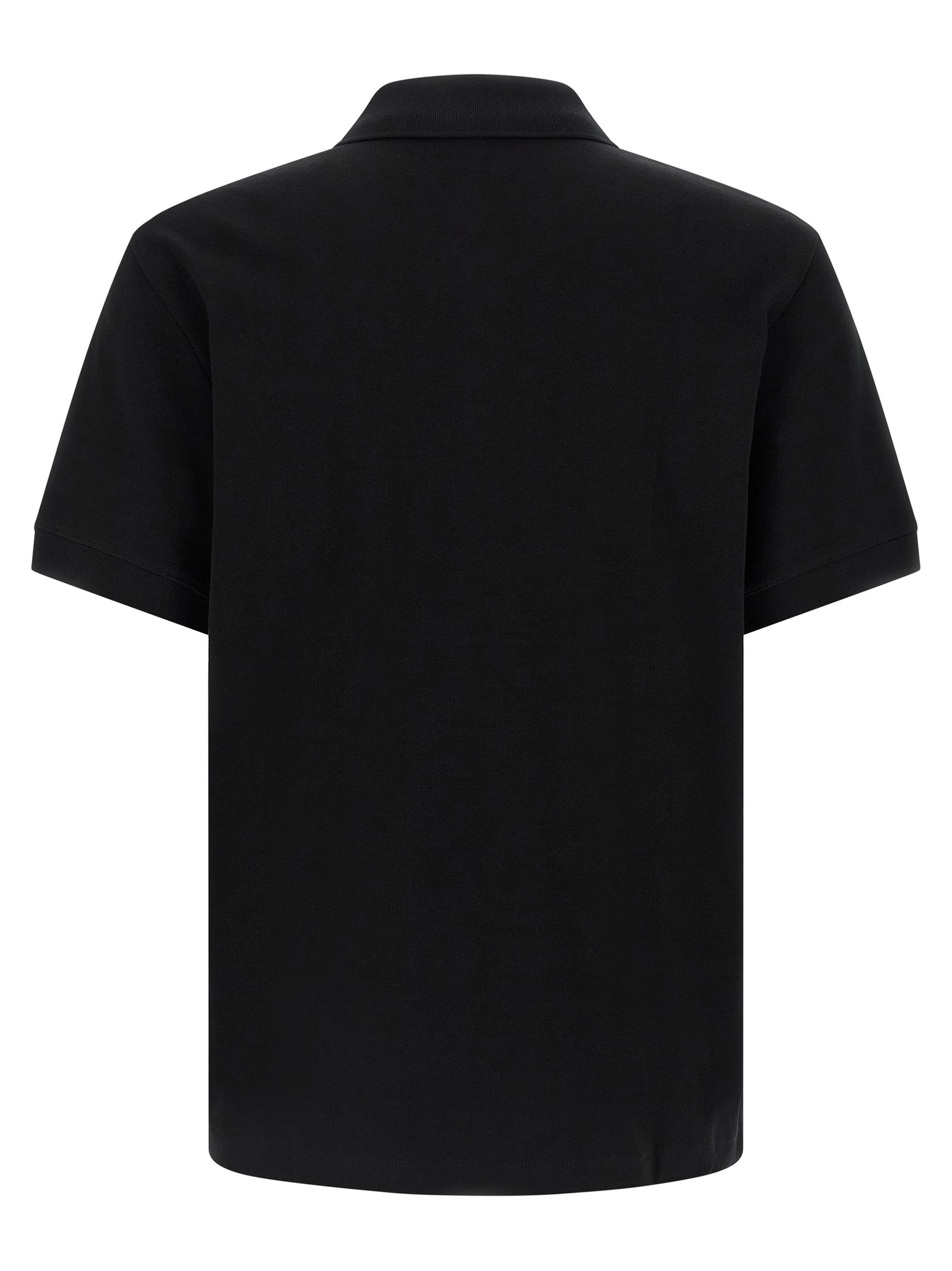 Hugo Boss sort bomullspique-skjorte