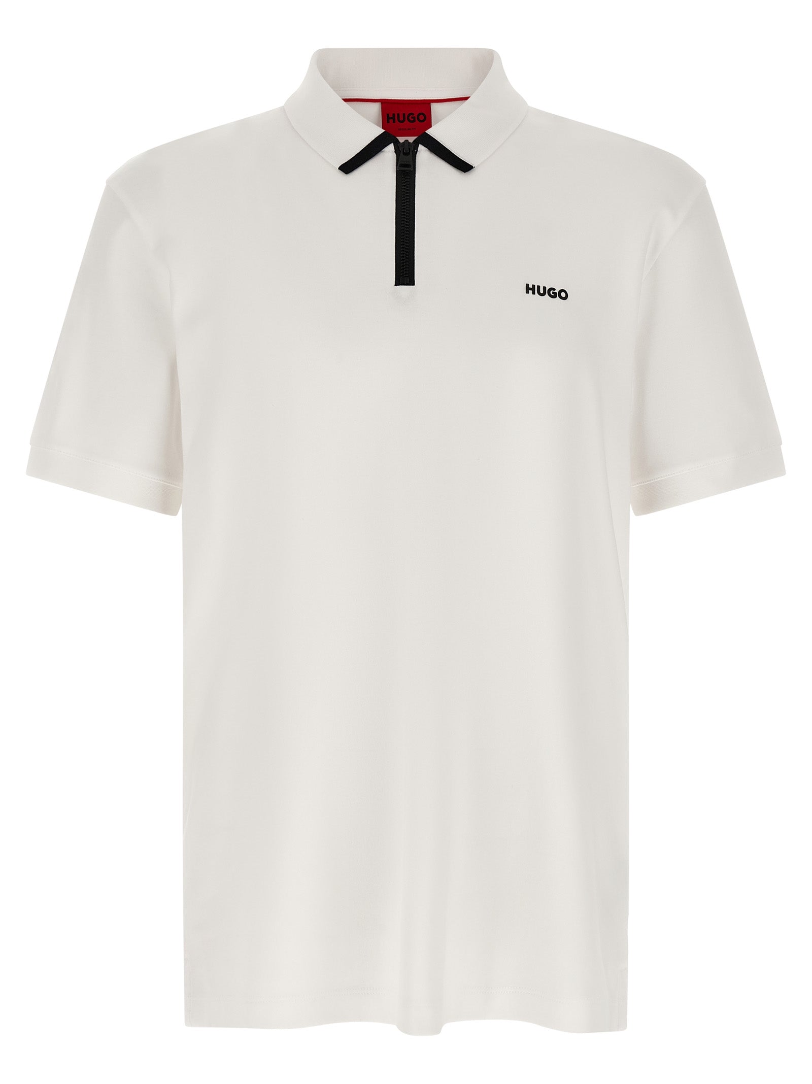 White Cotton Polo Shirt