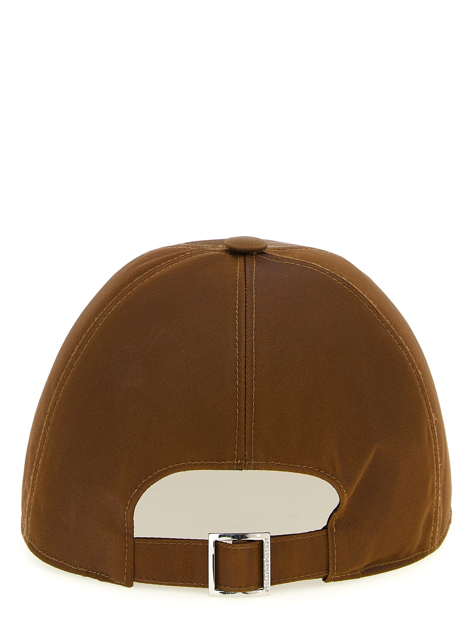 Stella McCartney brun bomullscap (baseballcap)