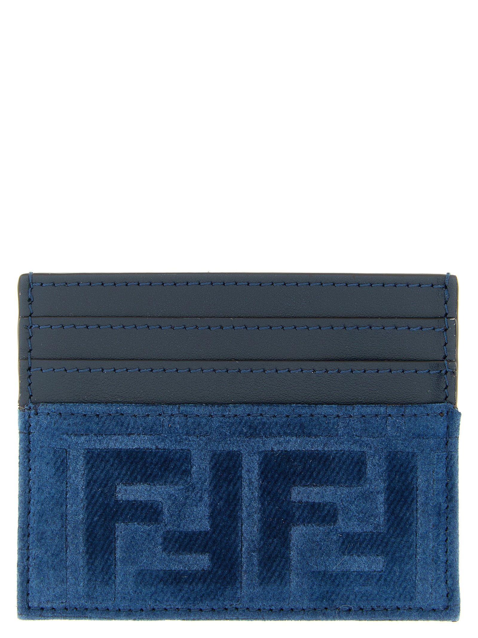 Blue Cotton Cardholder
