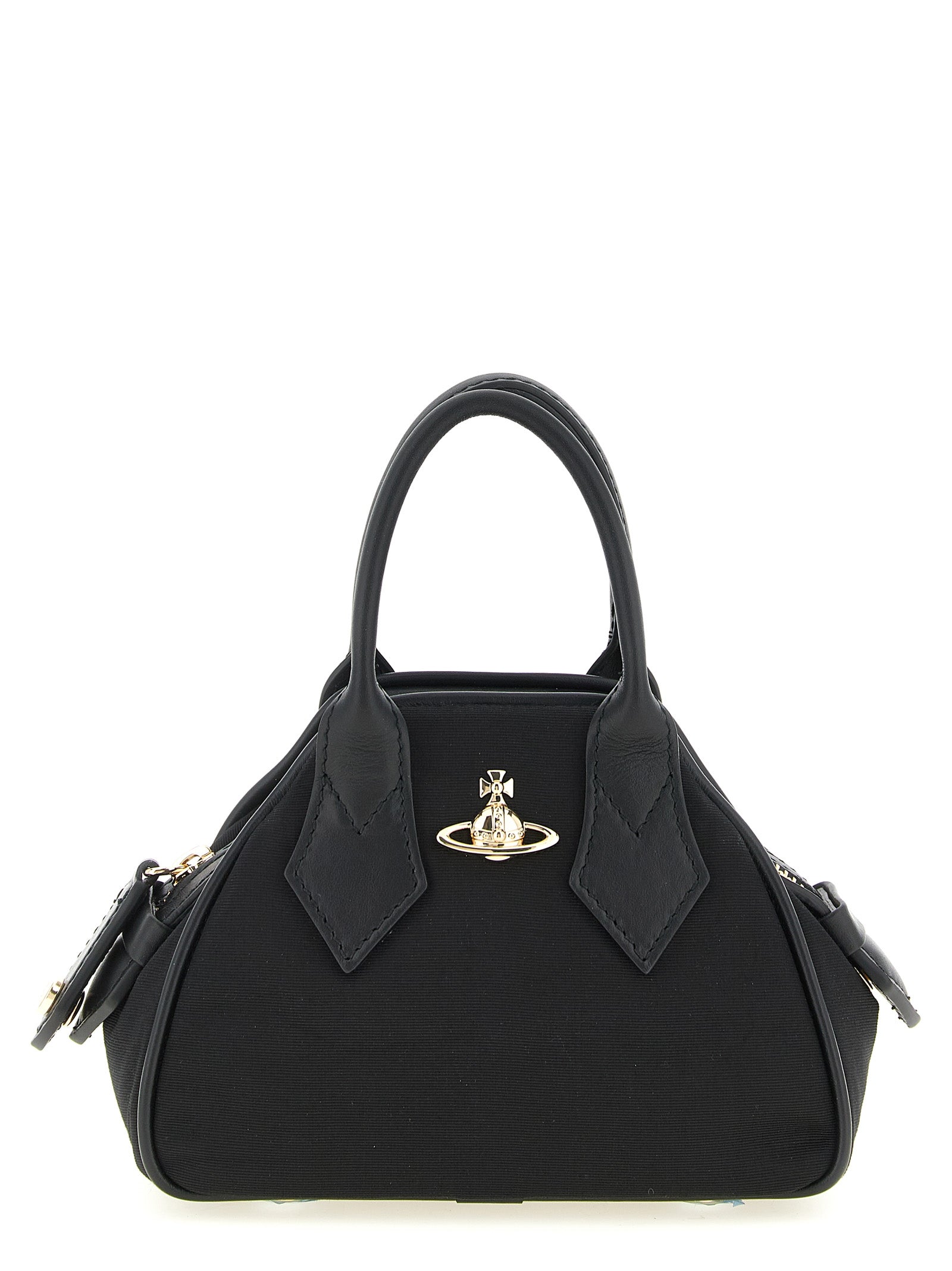 Black Viscose Handbag