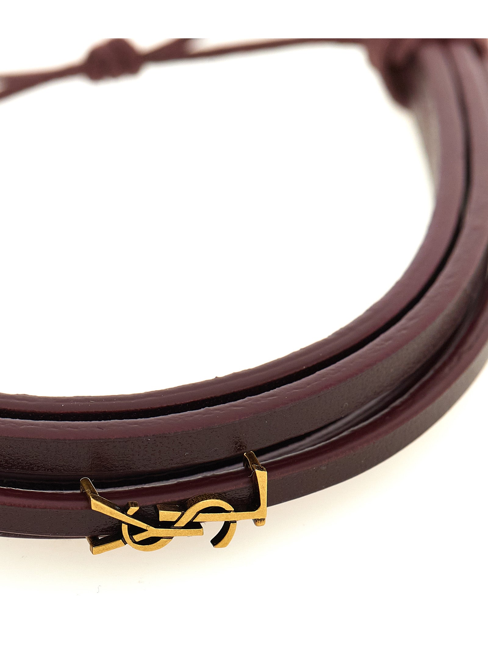 Bordeaux Lamb Leather Bracelet