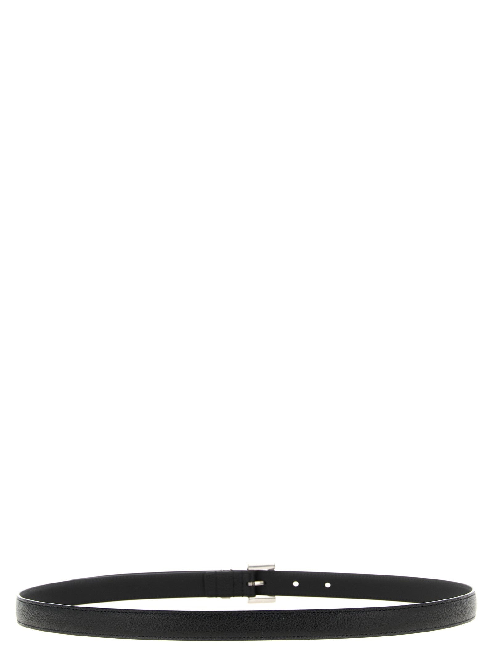 Black Calfskin Regular Belt