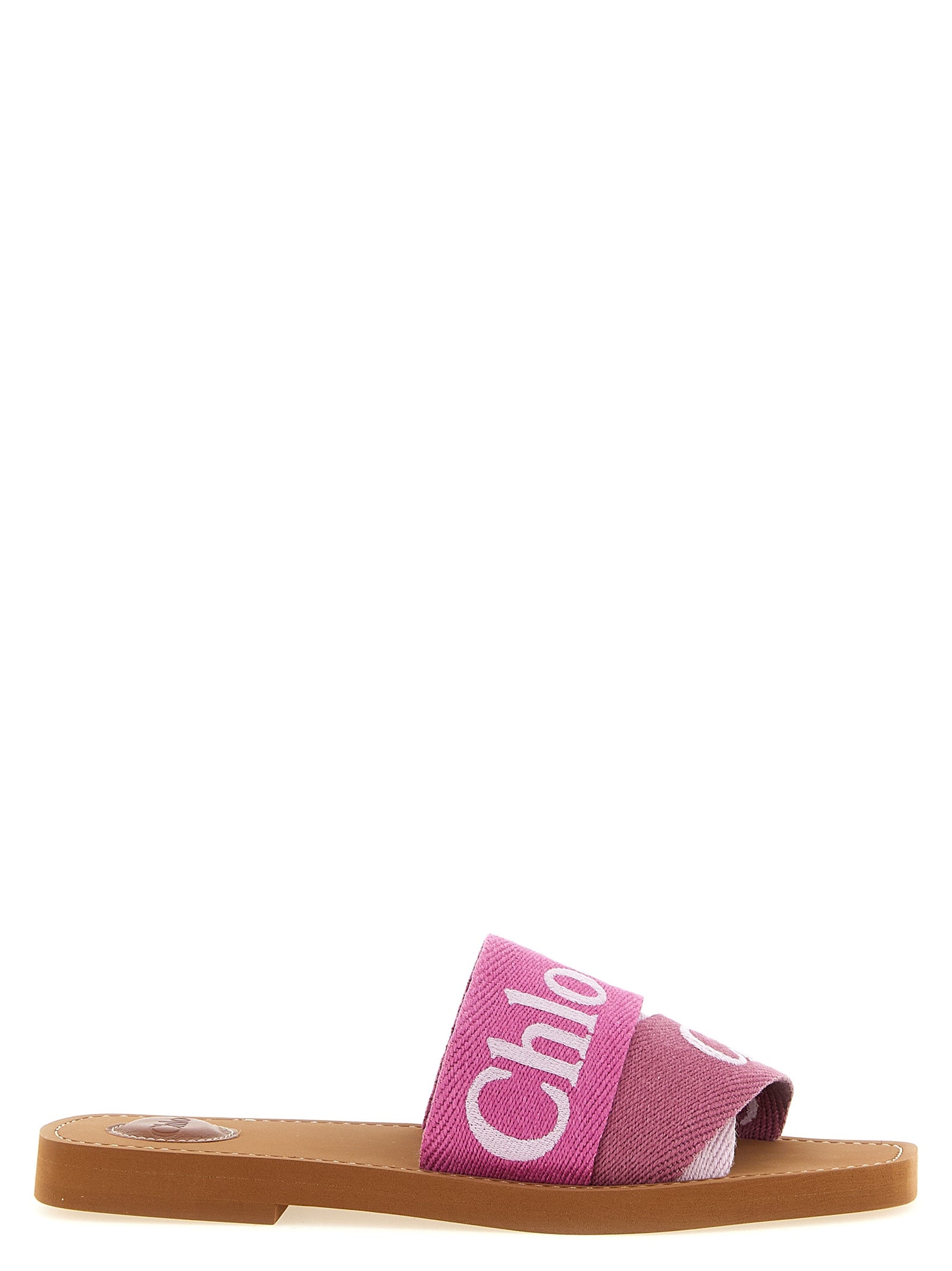 Multicolor Linen Slides