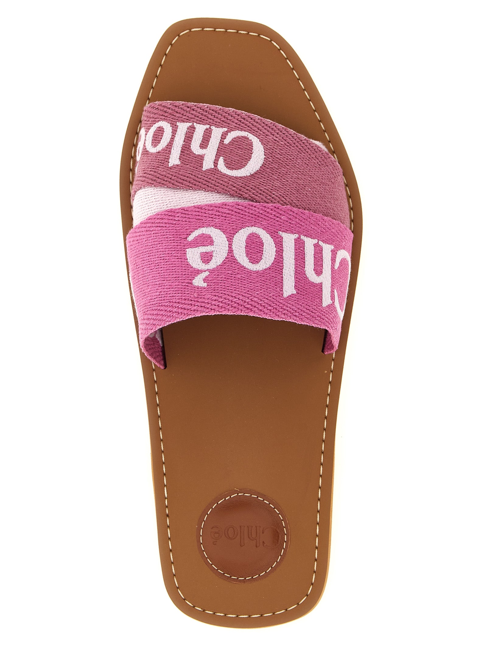 Multicolor Linen Slides