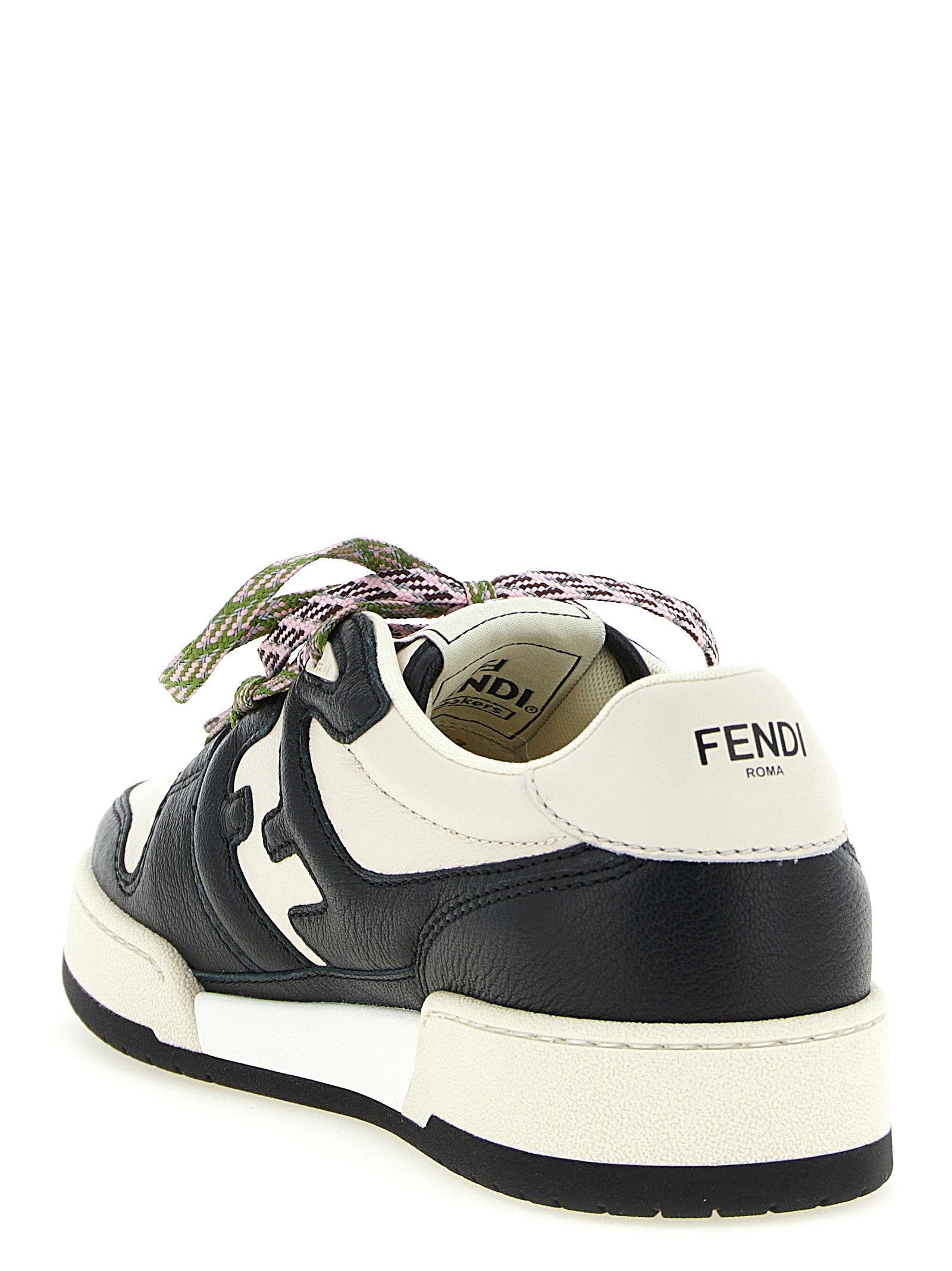 Fendi tofargede joggesko i kalveskinn