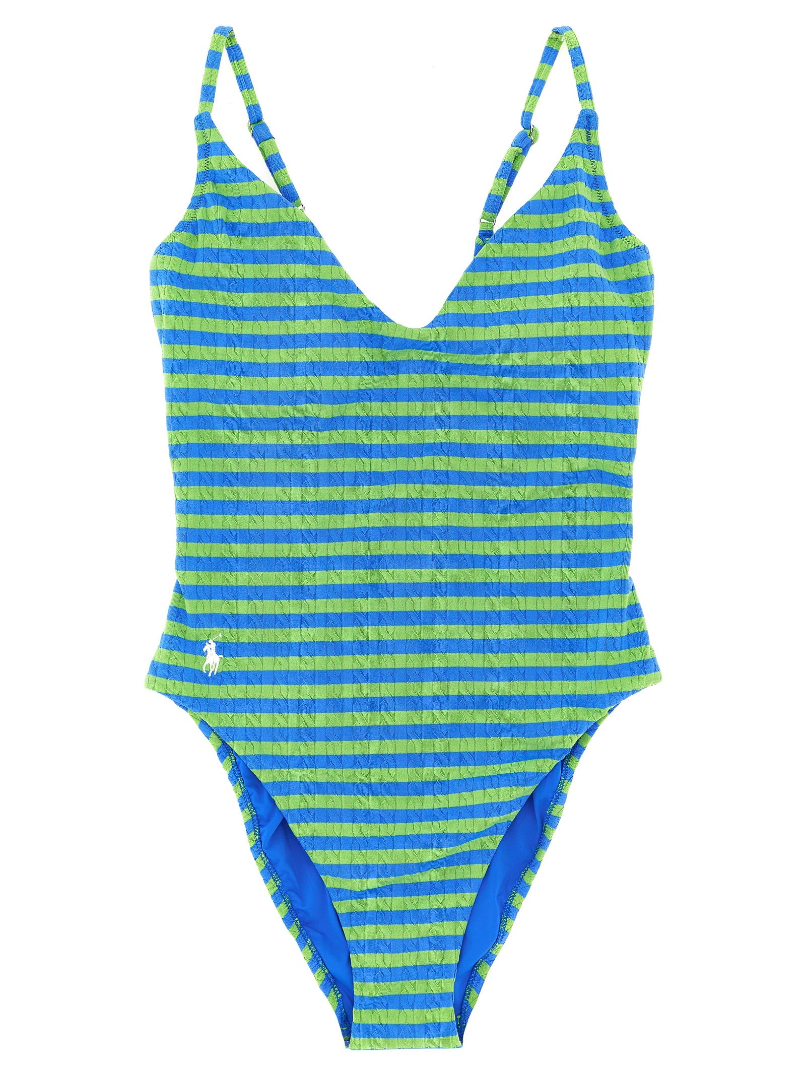 Multicolor Nylon One-Piece Swimsuit