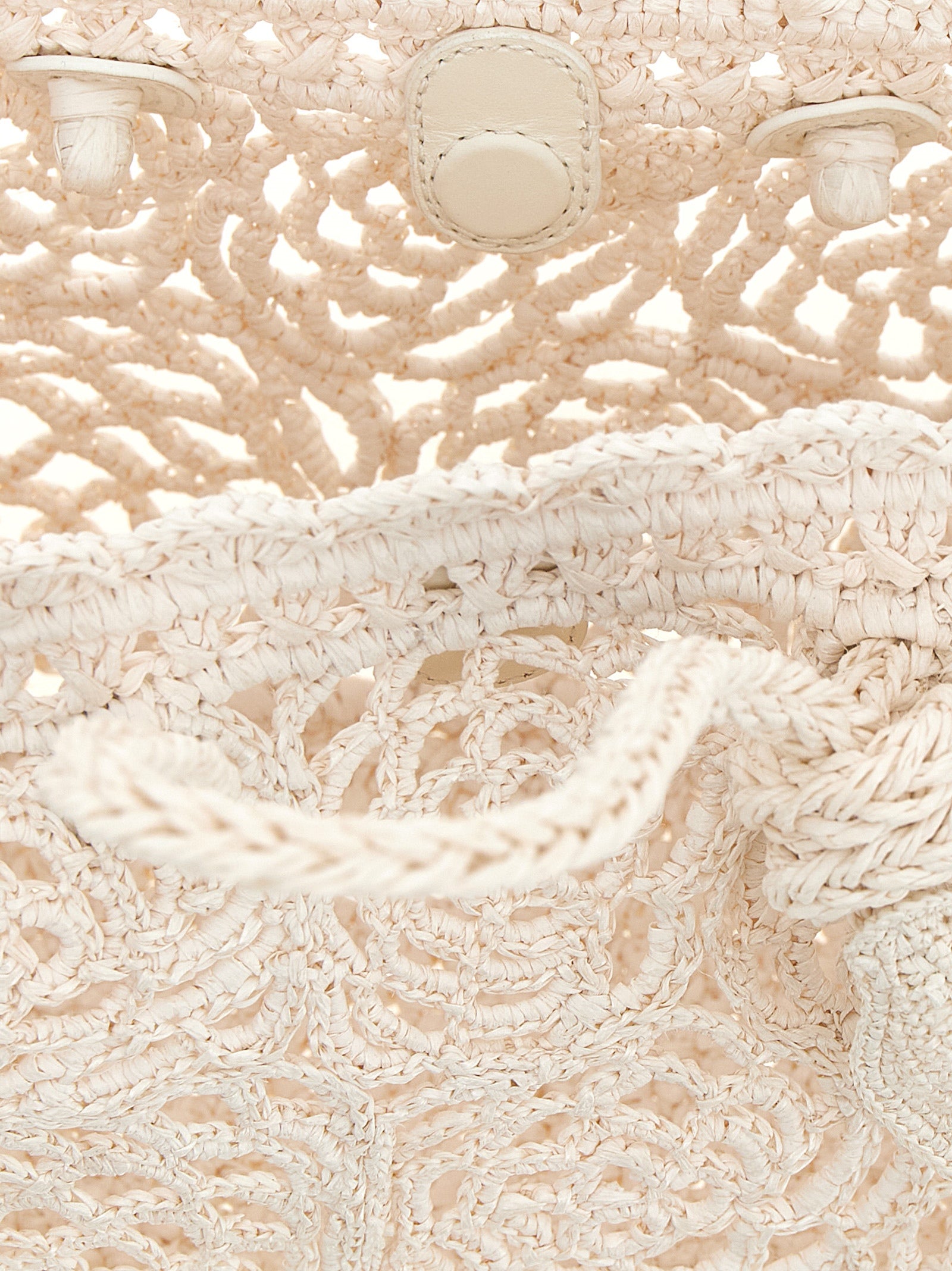 White Polyamide Handbag
