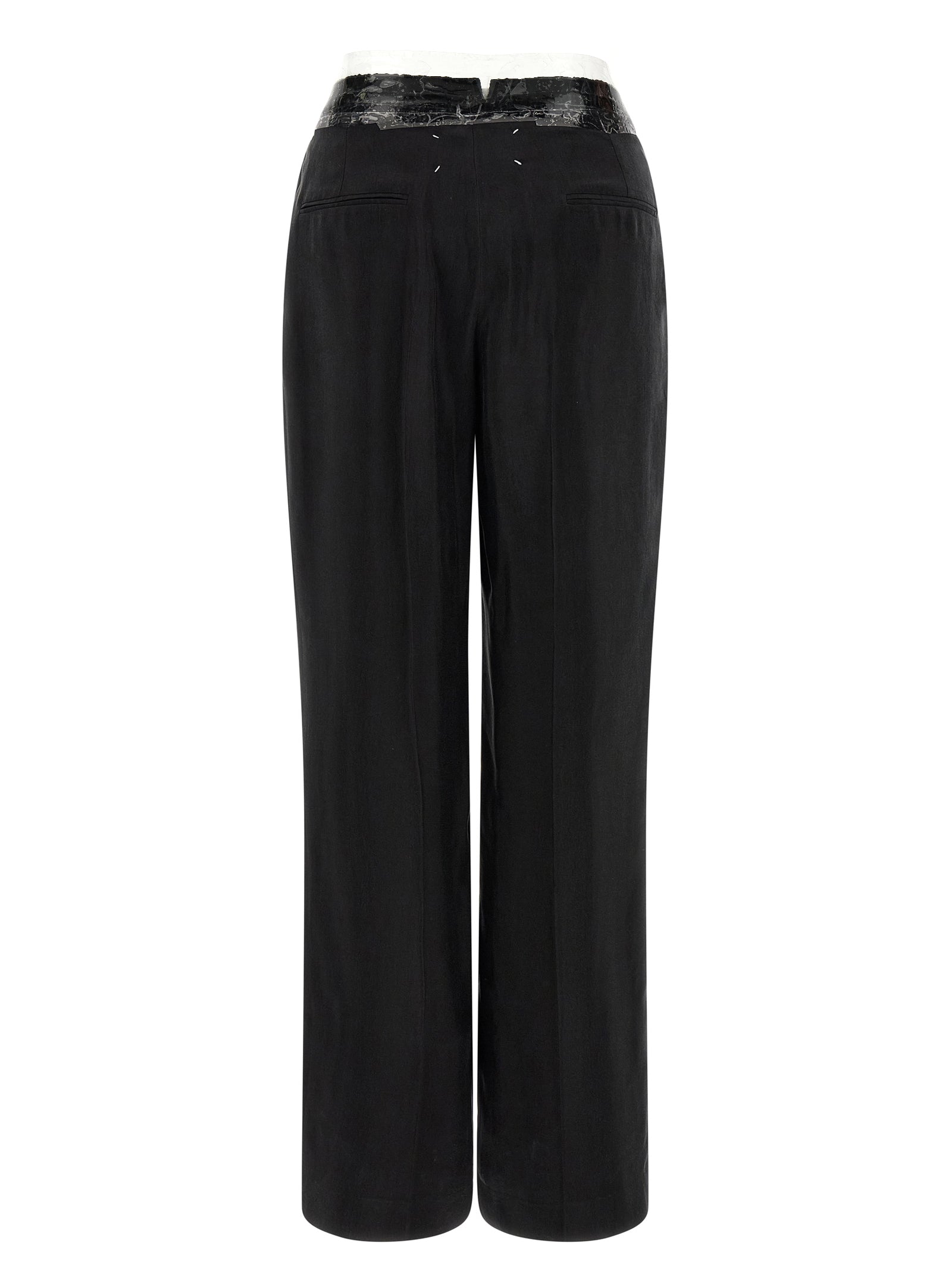 Black Copper Casual Pants
