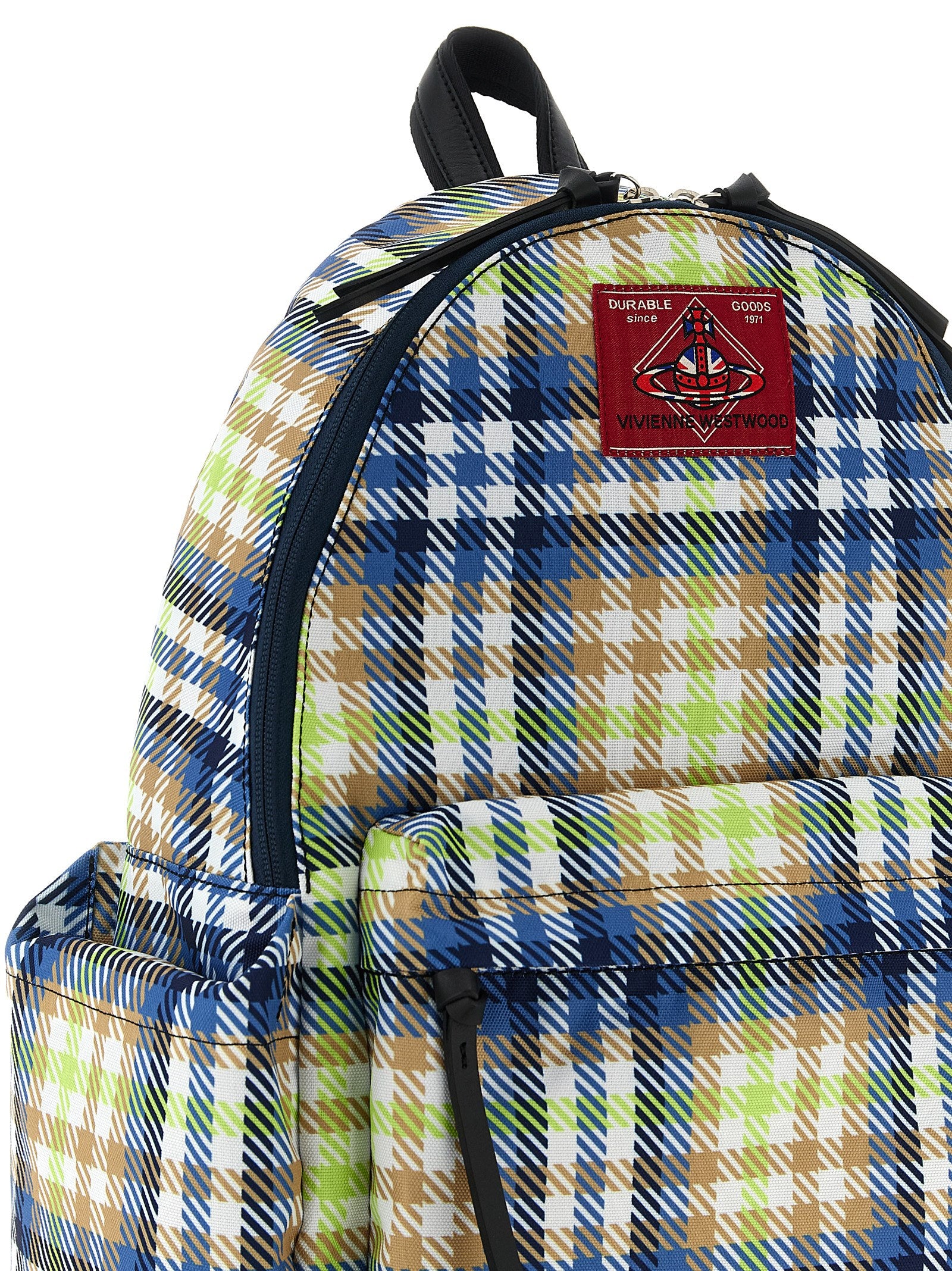 Multicolor Polyester Backpack