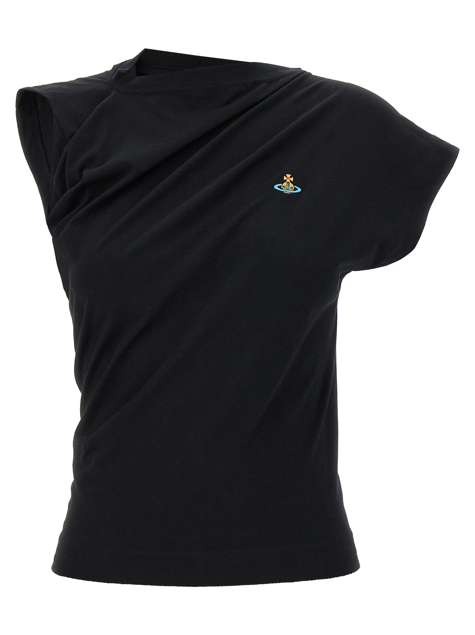 Black Cotton T-Shirt