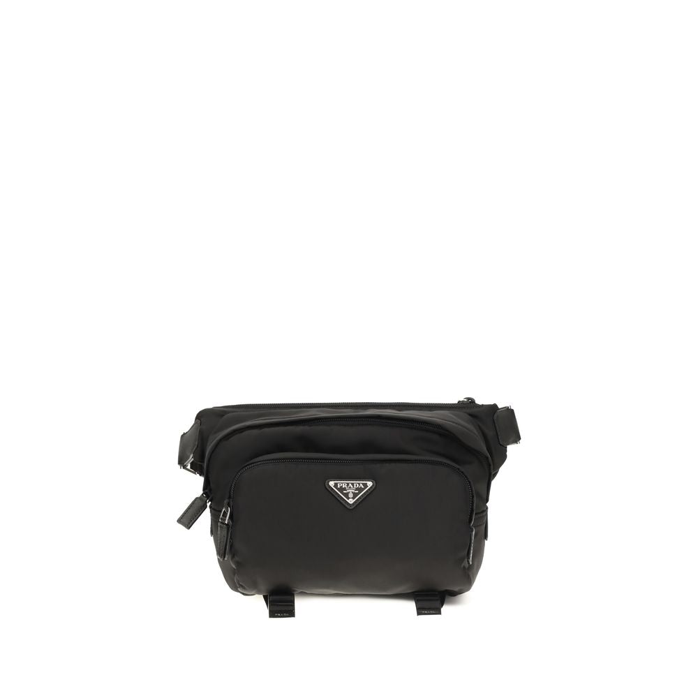 Black Nylon Shoulder Bag