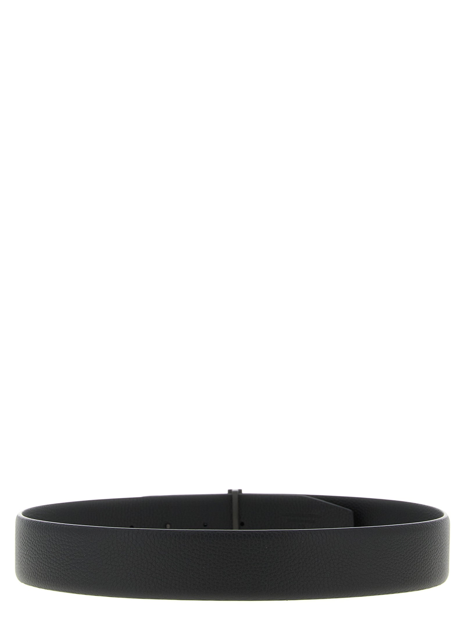 Cinturón de piel de becerro negra Tom Ford