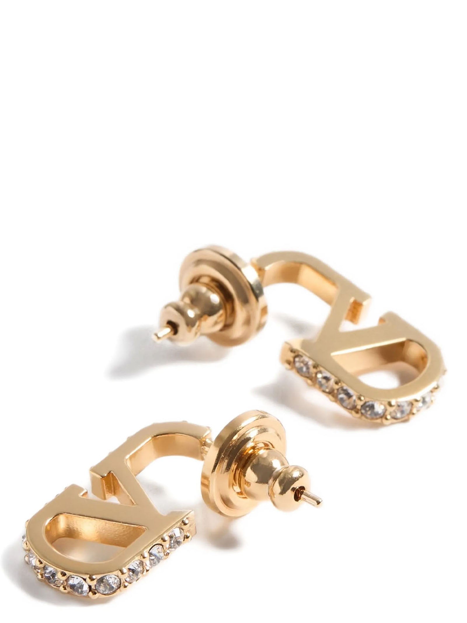 Gold Brass Earrings