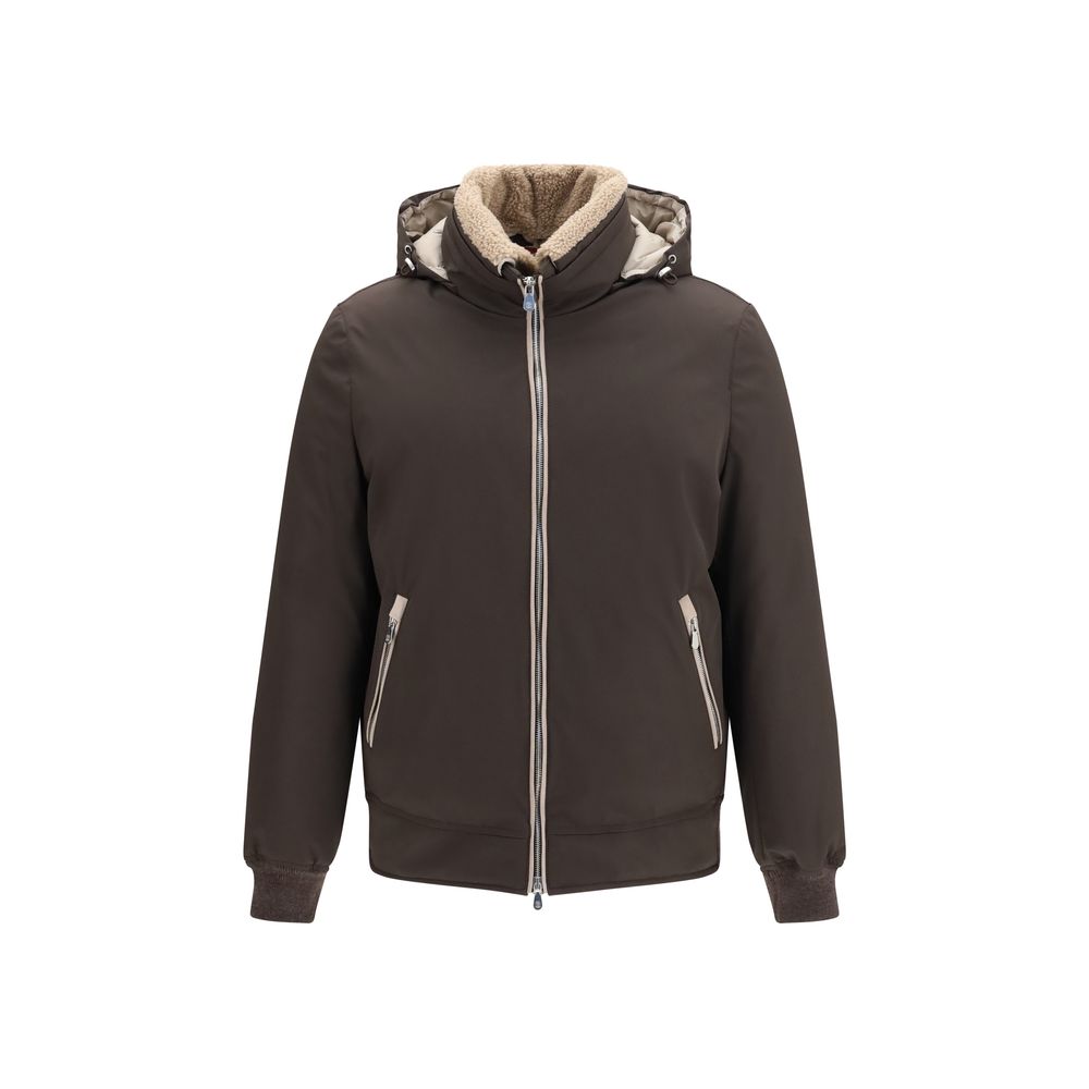 Brown Polyamide Bomber