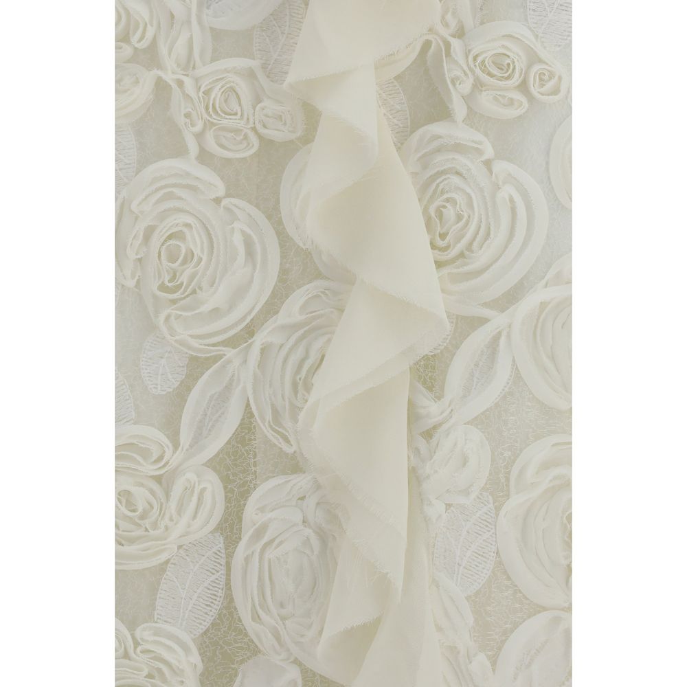 Beige Polyester Cocktail Dress