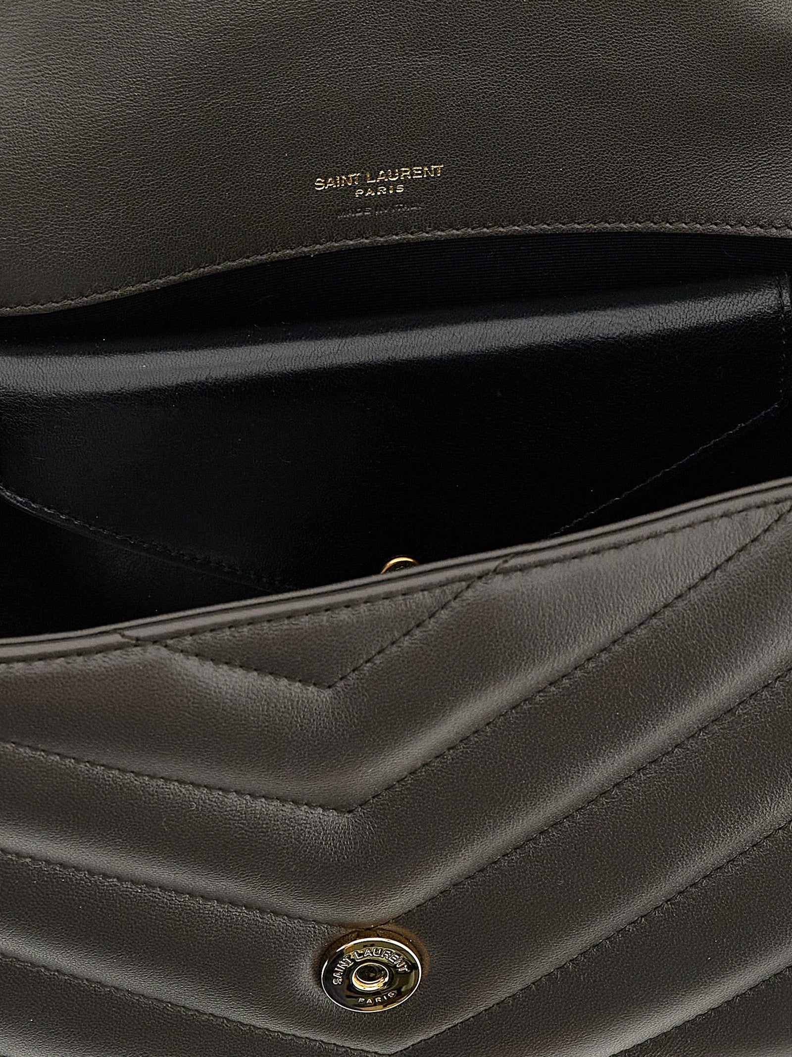 Brown Lamb Leather Shoulder Bag