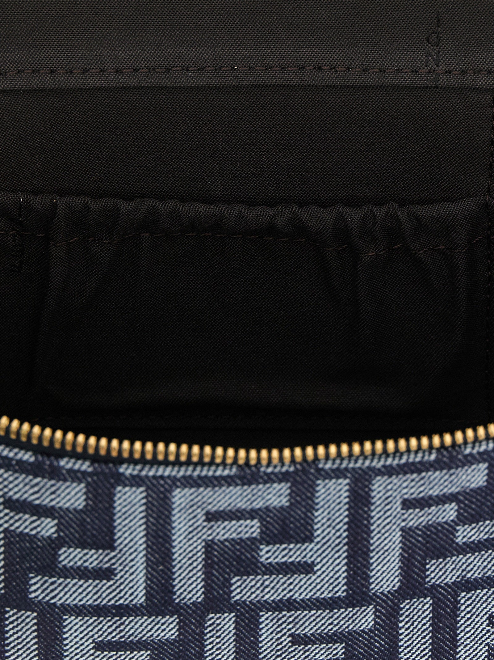 Blue Cotton Handbag