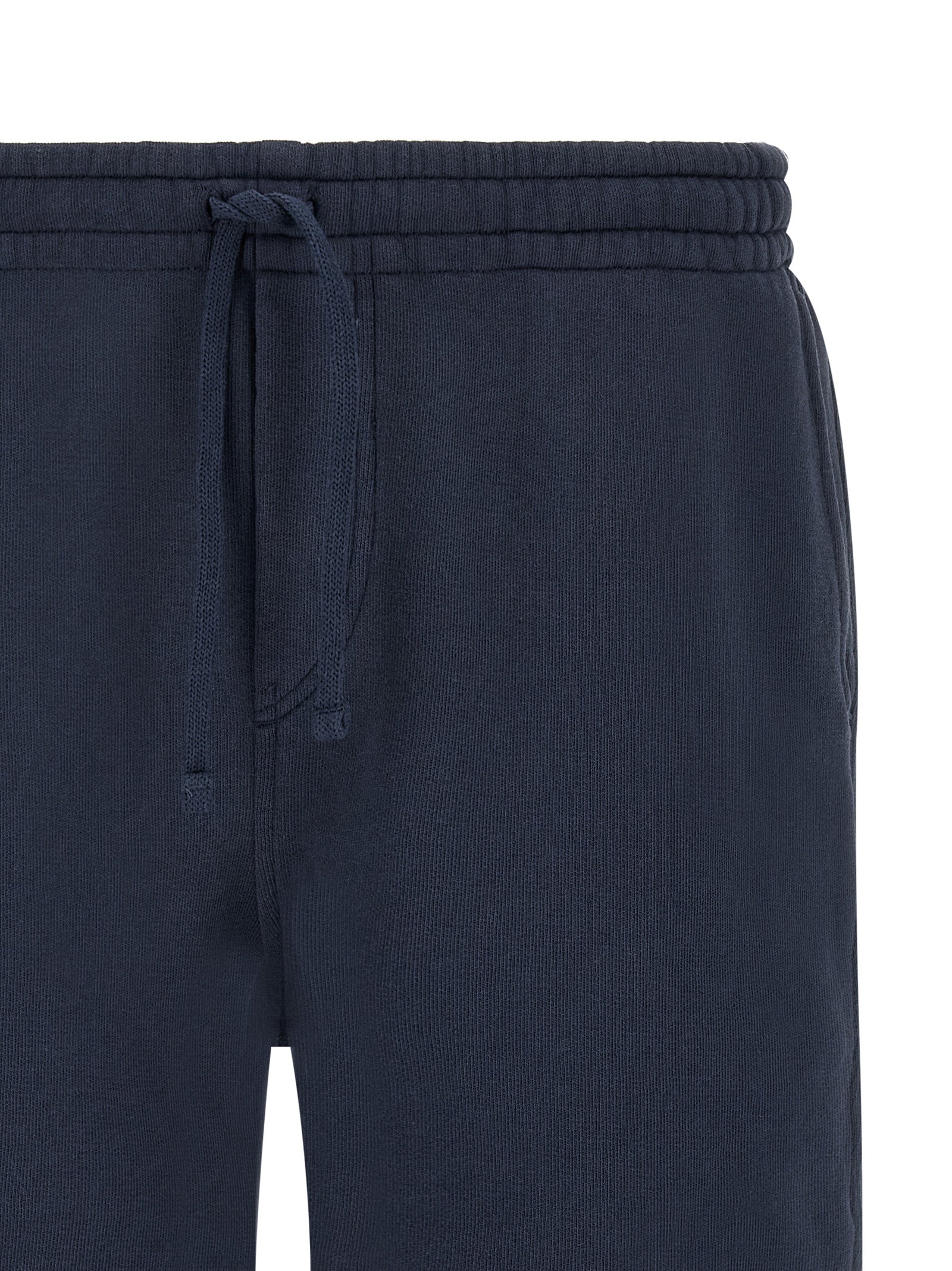 Blue Cotton Bermuda Shorts