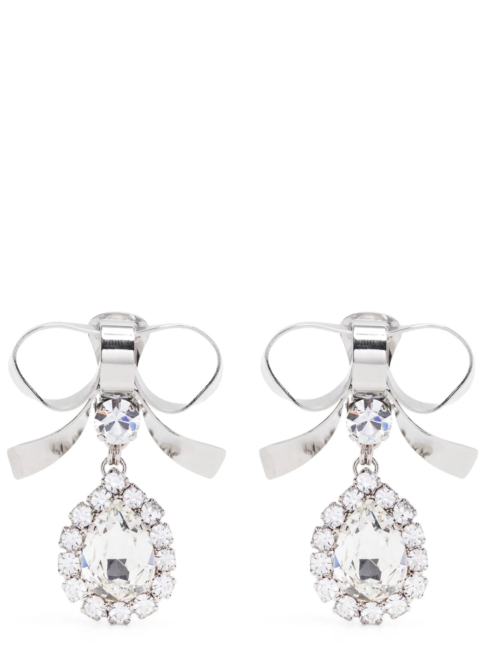 Silver Glass Earrings