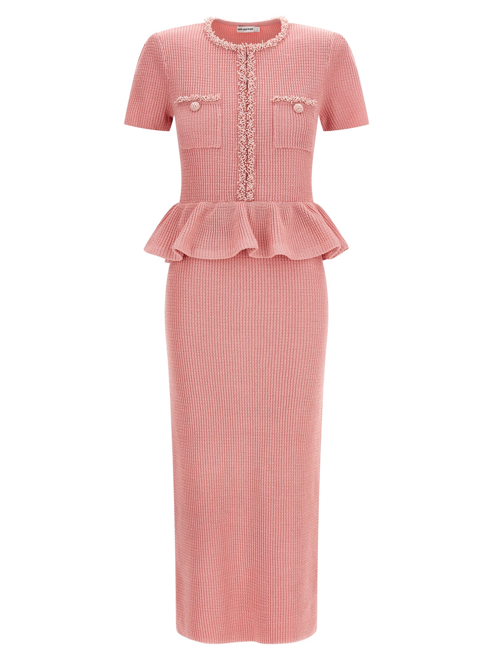 Multicolor Polyester Midi Dress