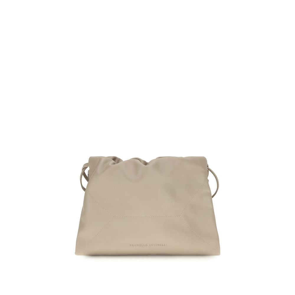 Brunello Cucinelli Beige Kalveskinn Bos Taurus Clutchveske