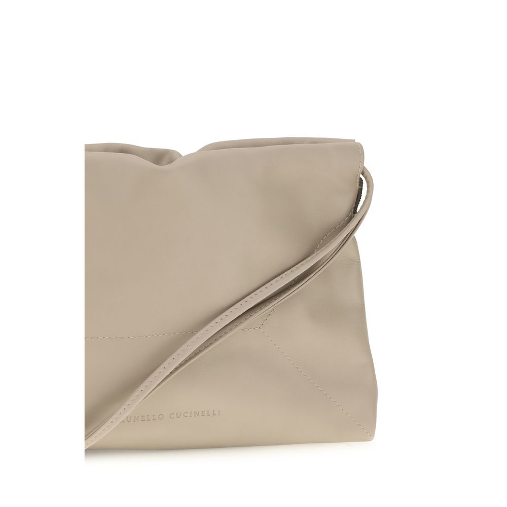 Brunello Cucinelli Beige Kalveskinn Bos Taurus Clutchveske