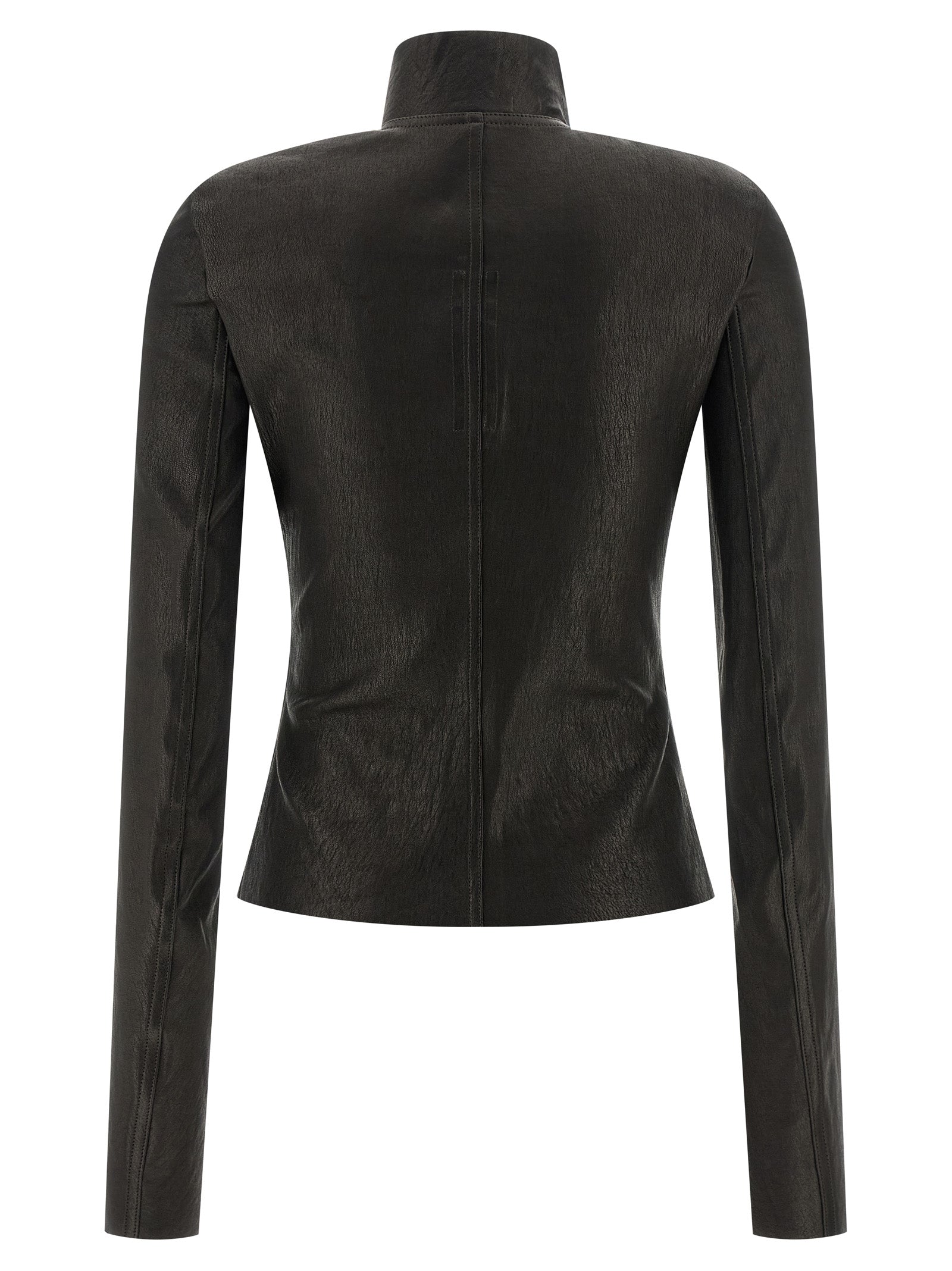 Black Lamb Leather Leather Jacket