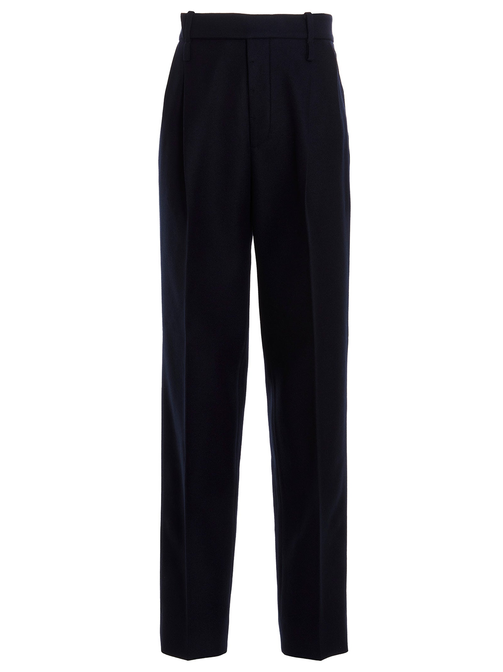 Blue Cashmere Casual Pants