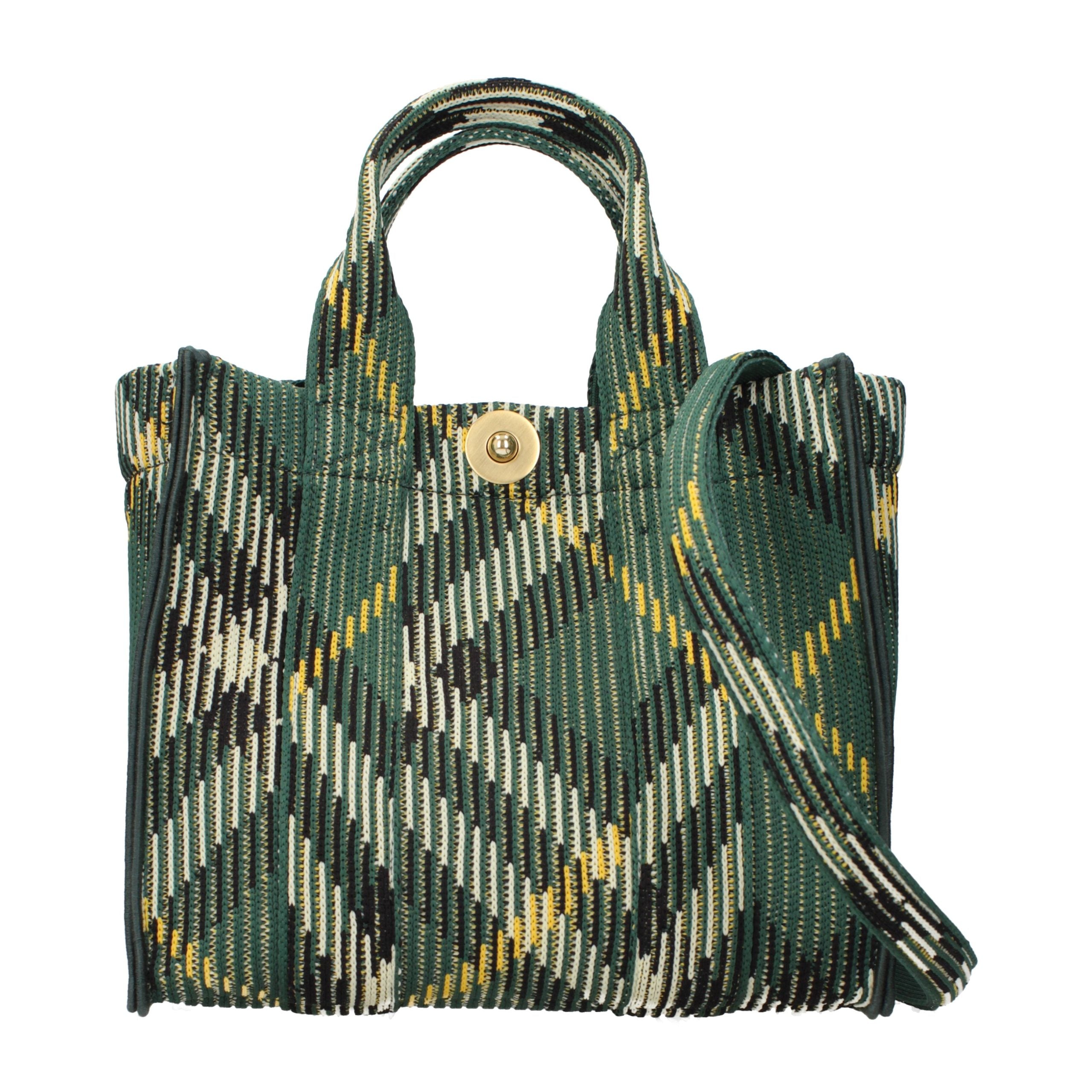 Green Fabric Handbag