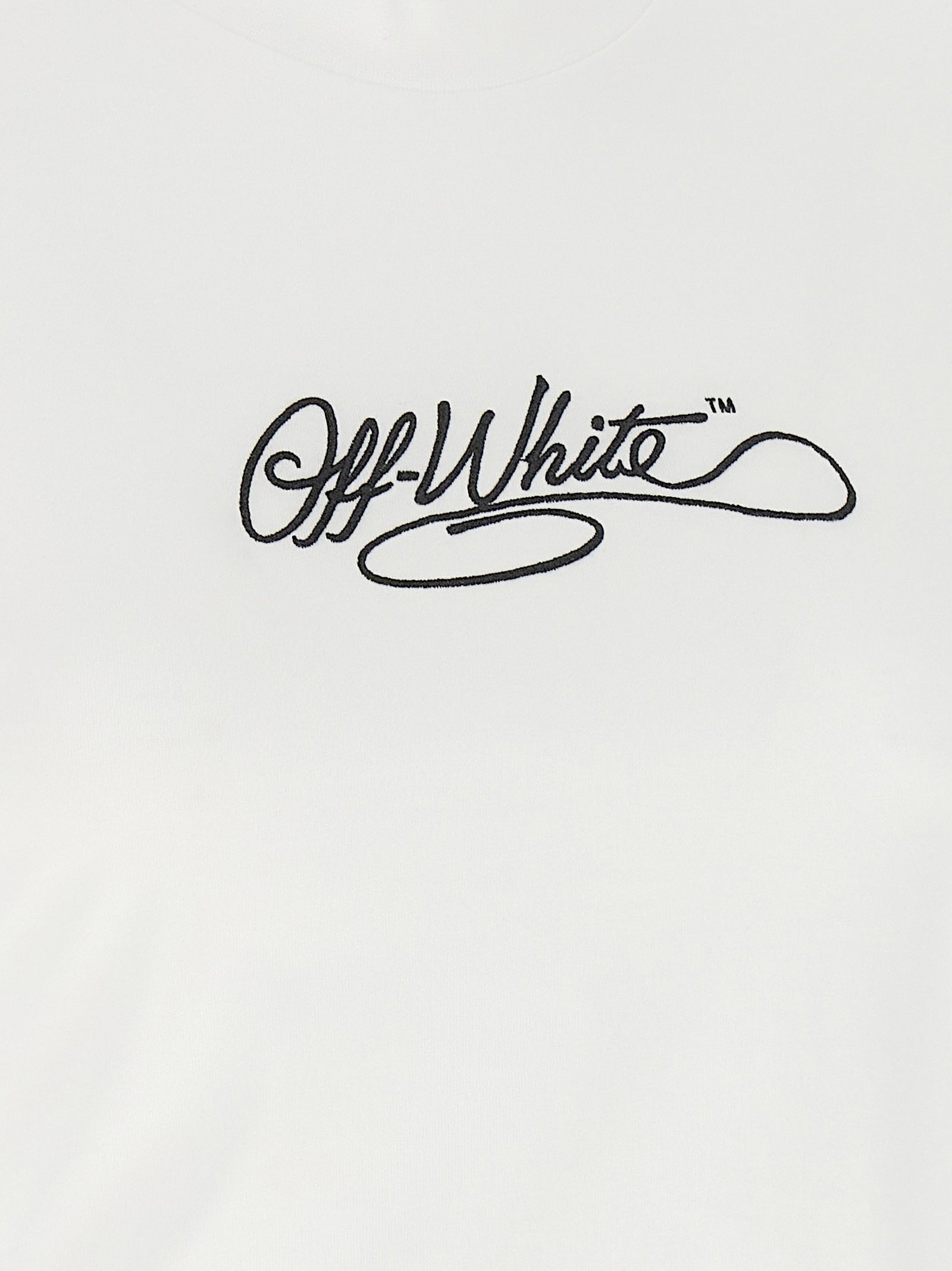 Premium White Cotton T-Shirt for Everyday Style crew neck detail