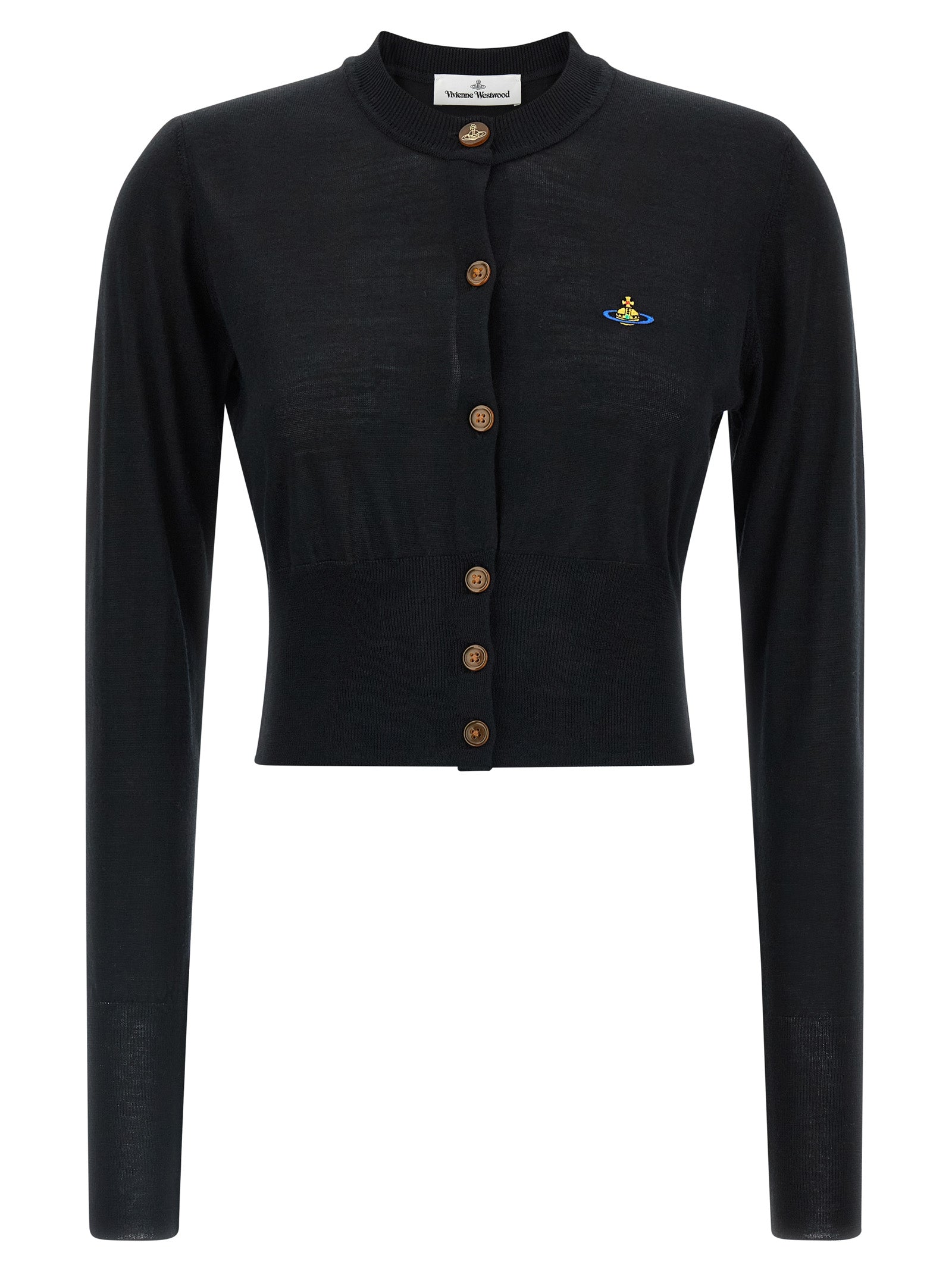 Black Cotton Cardigan