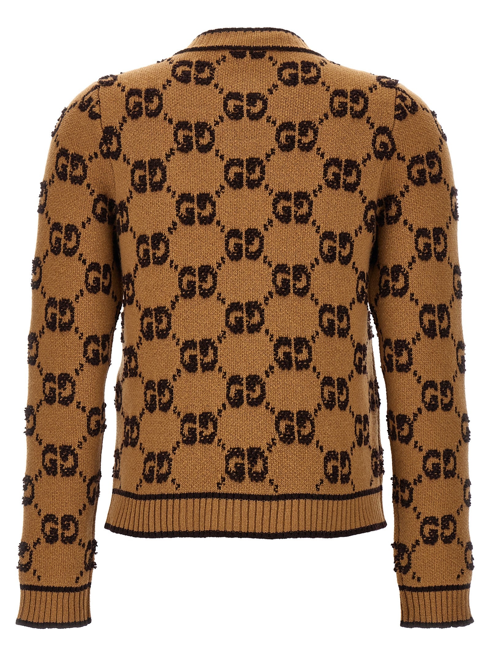 Beige Wool Cardigan