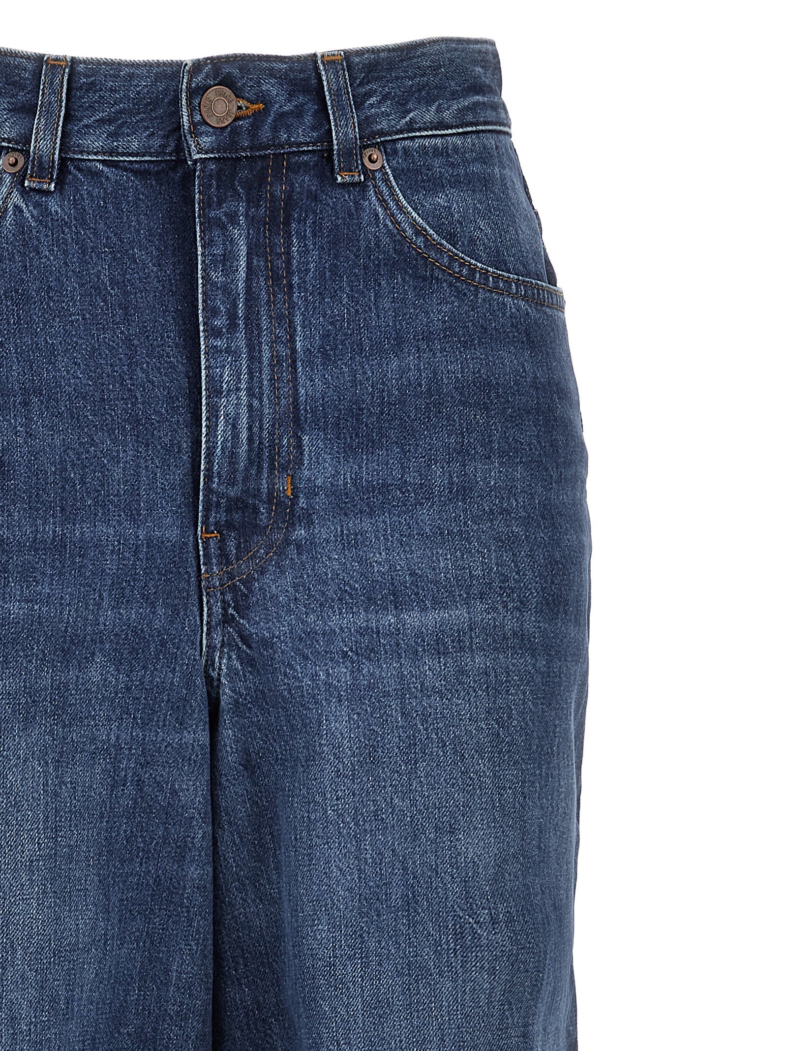 Blue Cotton Jeans Denim