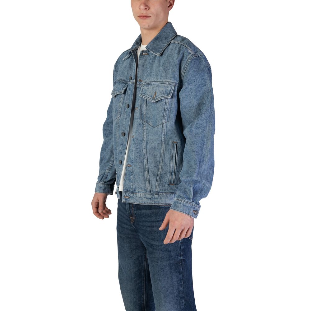 Light Blue Cotton Denim Jacket