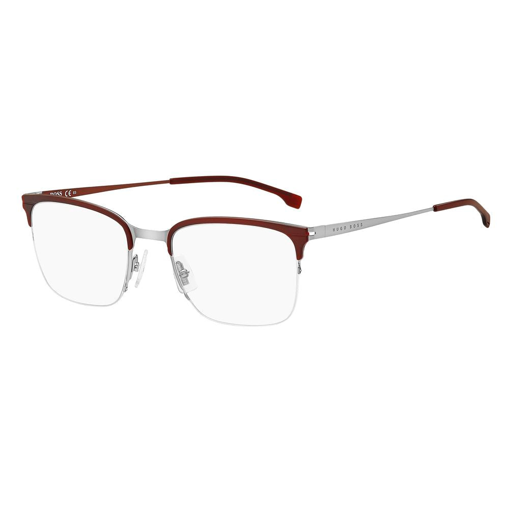 Gafas de metal color burdeos (montura)