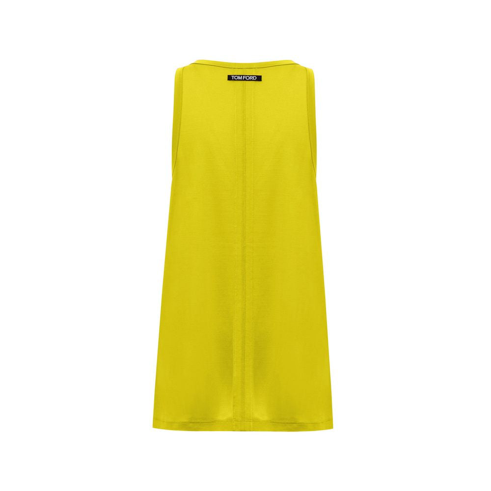 Tom Ford Gul Silk Tank Topp