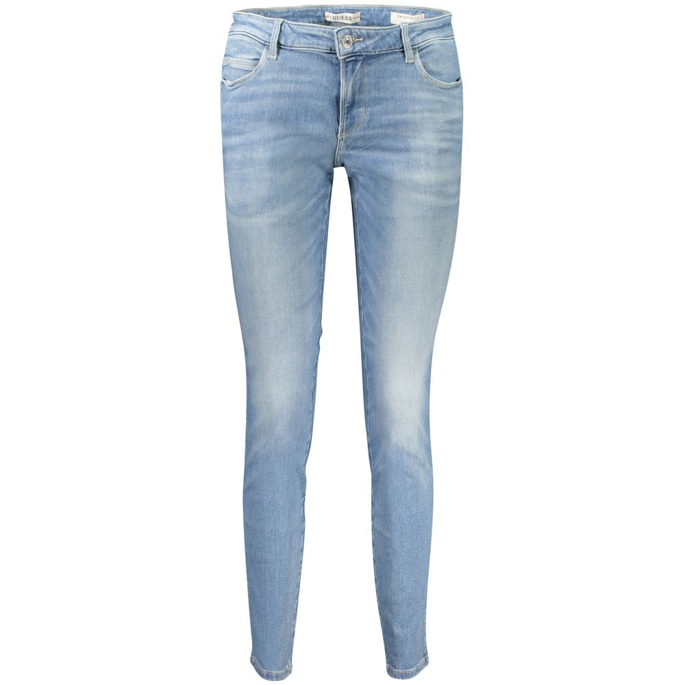 Guess Jeans Blå Bomull Skinny Jeans til Dame