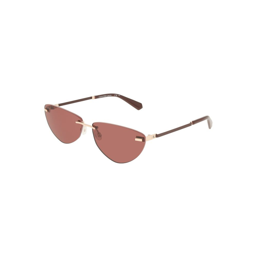 Calvin Klein Rosa Metallo damesolbriller