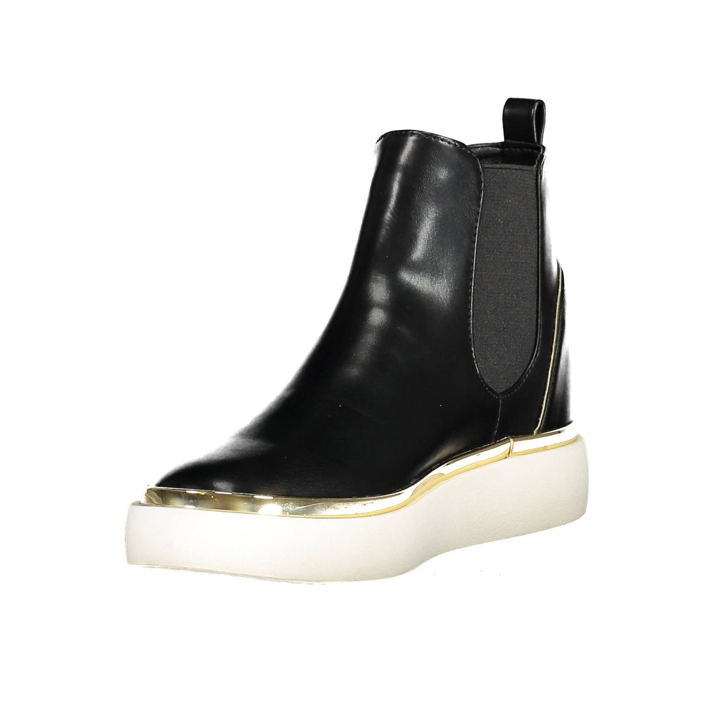 U.S. POLO ASSN. Svart Polyester Dame Støvel